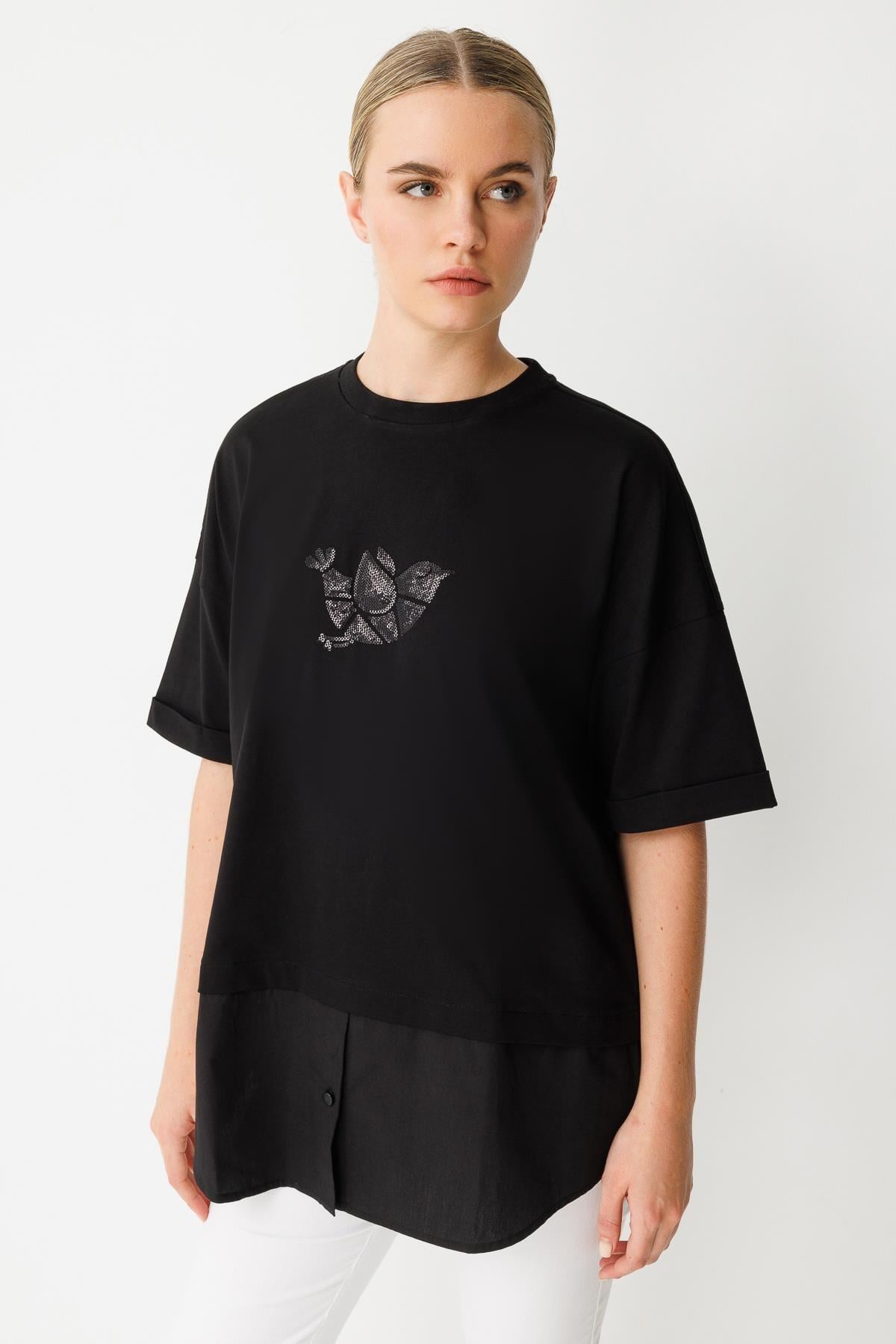 GSBASIC1018/Ghisa Tunik - Siyah