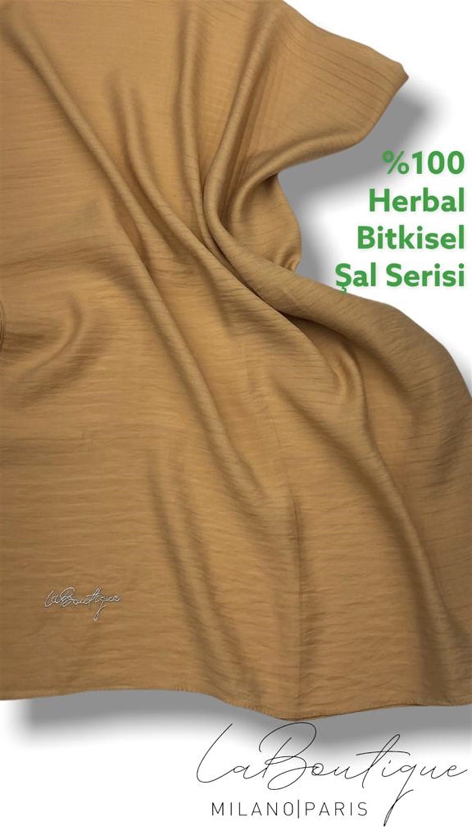HERBAL BİTKİSEL EŞARP - MOCHA