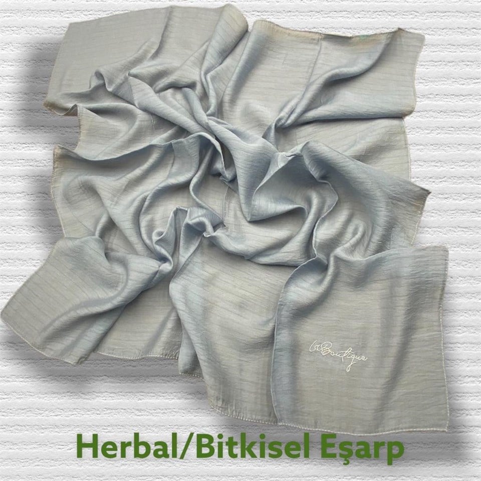 HERBAL BİTKİSEL EŞARP - NARDO GRİ