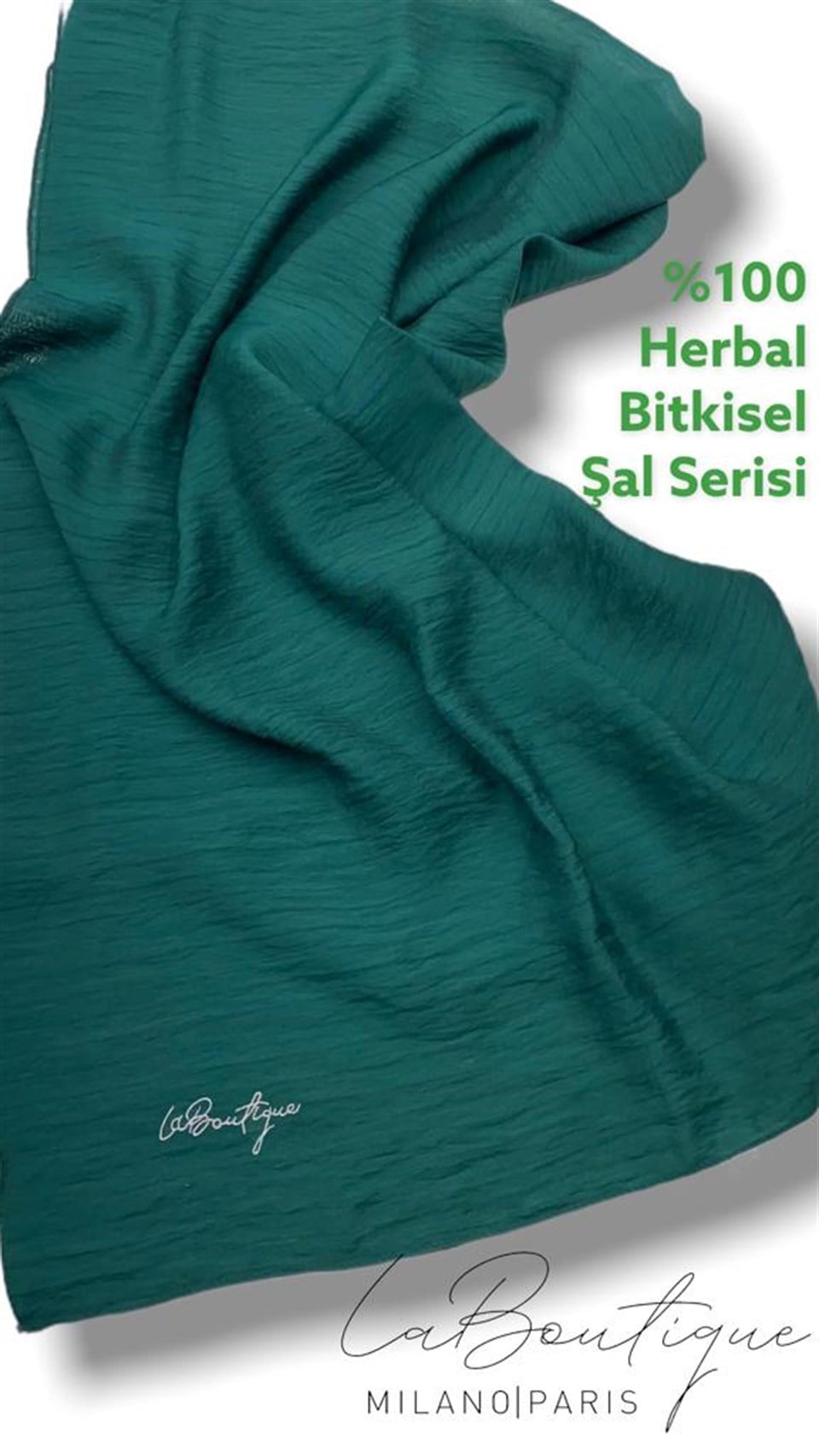 HERBAL BİTKİSEL EŞARP - ZÜMRÜT 