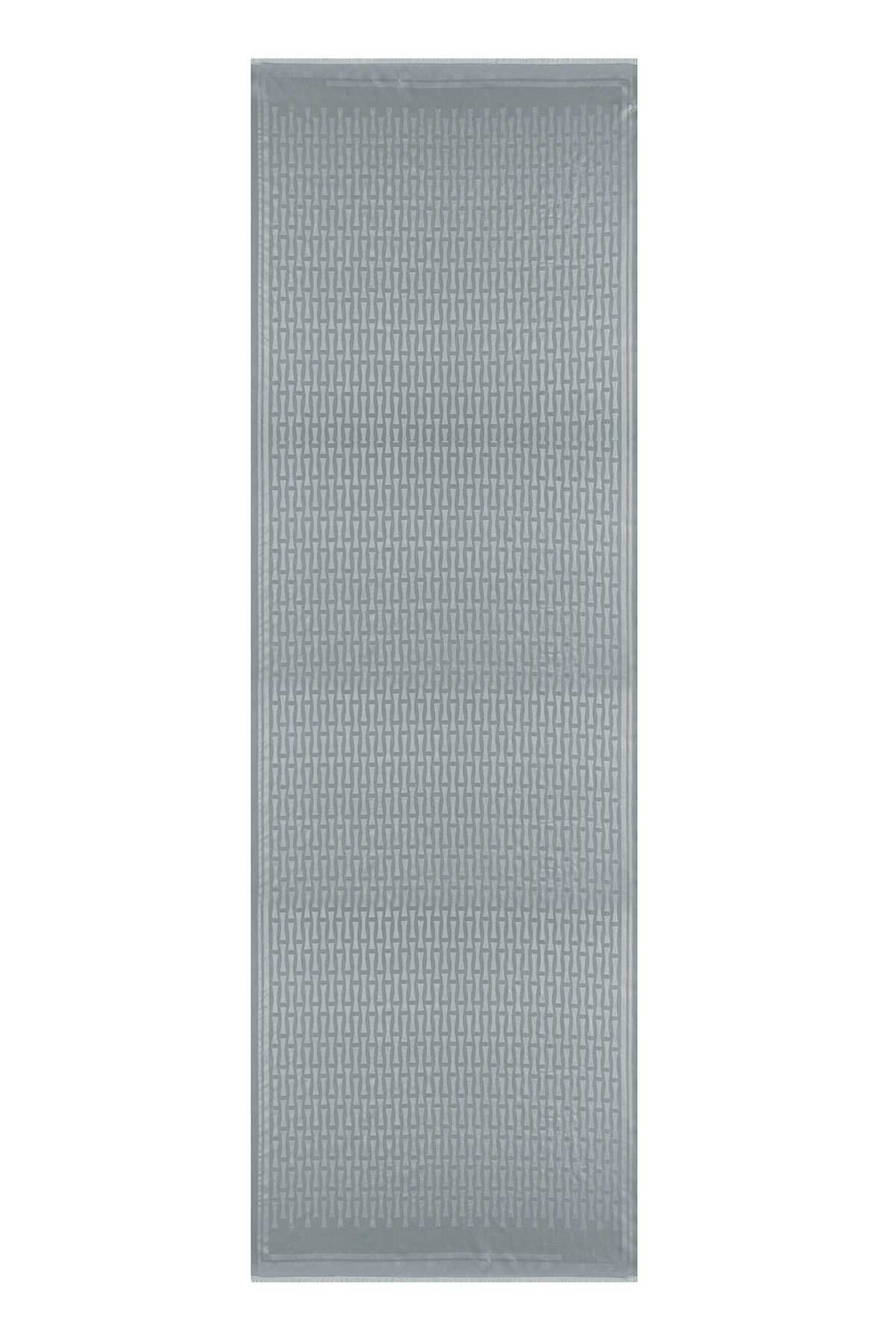 İmannoor Iman I Gri İpek Şal 70x200