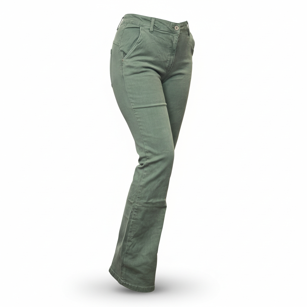 İTALY E8205 KOT PANTOLON - YEŞİL