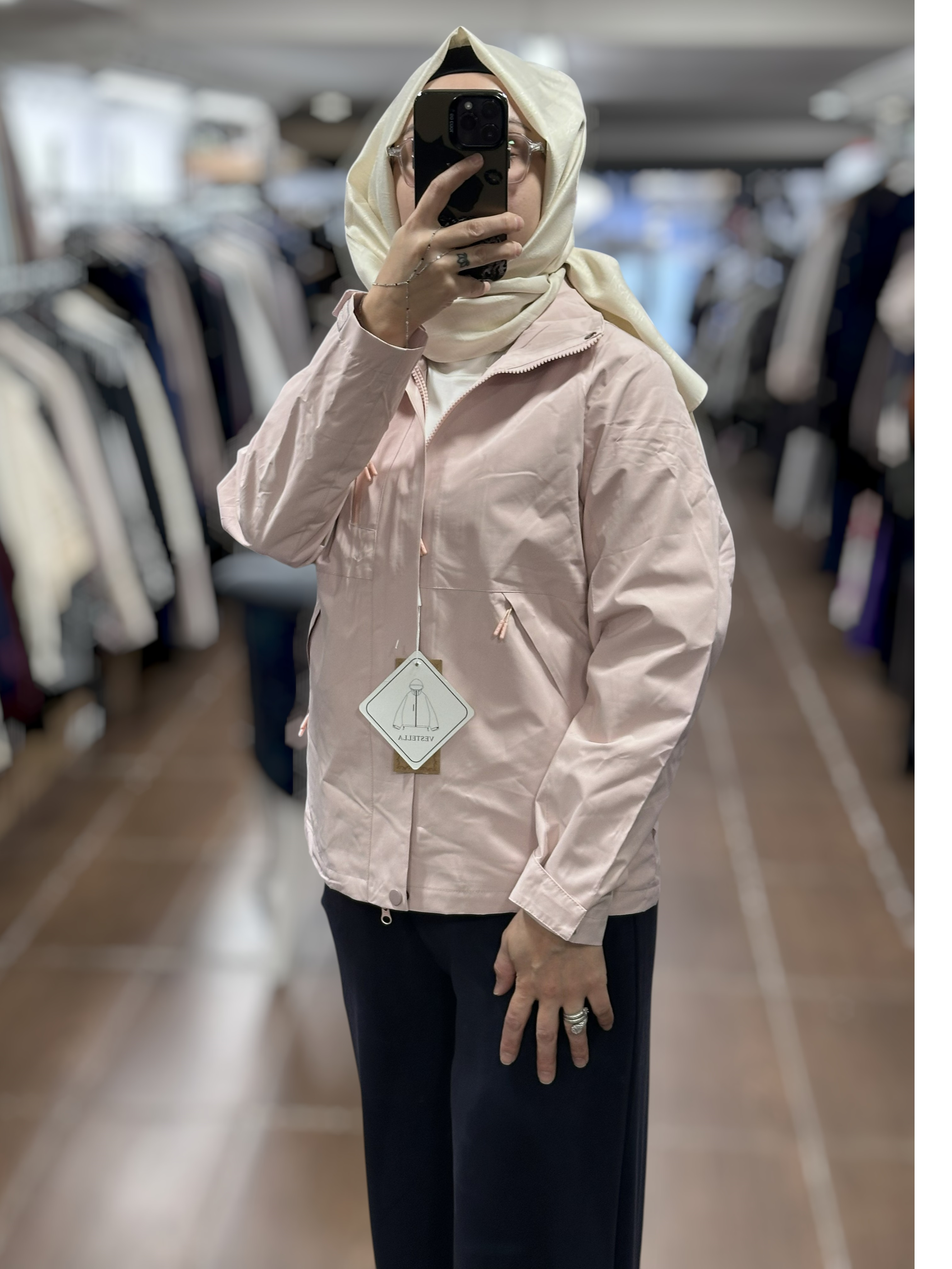 İTALY E88804 YAĞMURLUK - PEMBE
