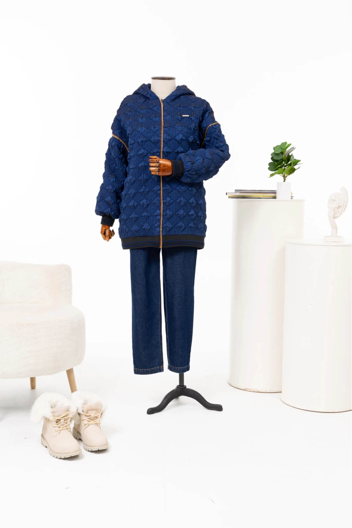 JAKAR BOMBER CEKET - LACİVERT