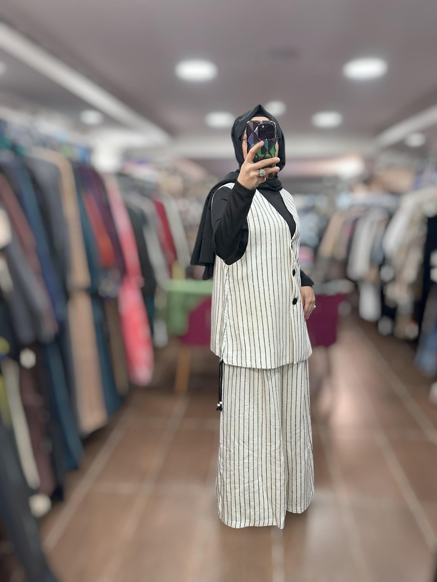 KAHMA KHM25Y11158 PANTOLON - EKRU