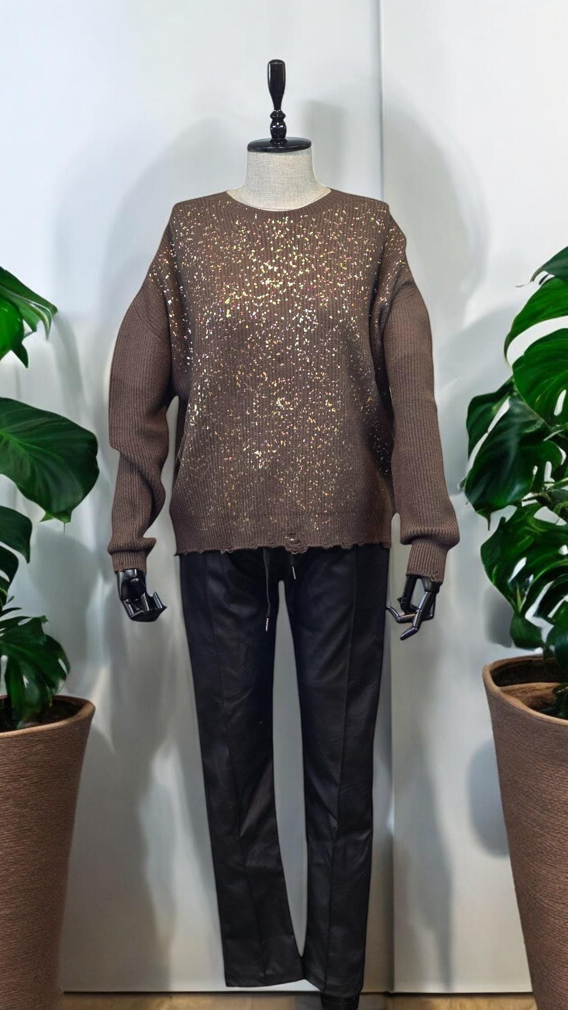 KB-9061 SHIRT - KAHVE