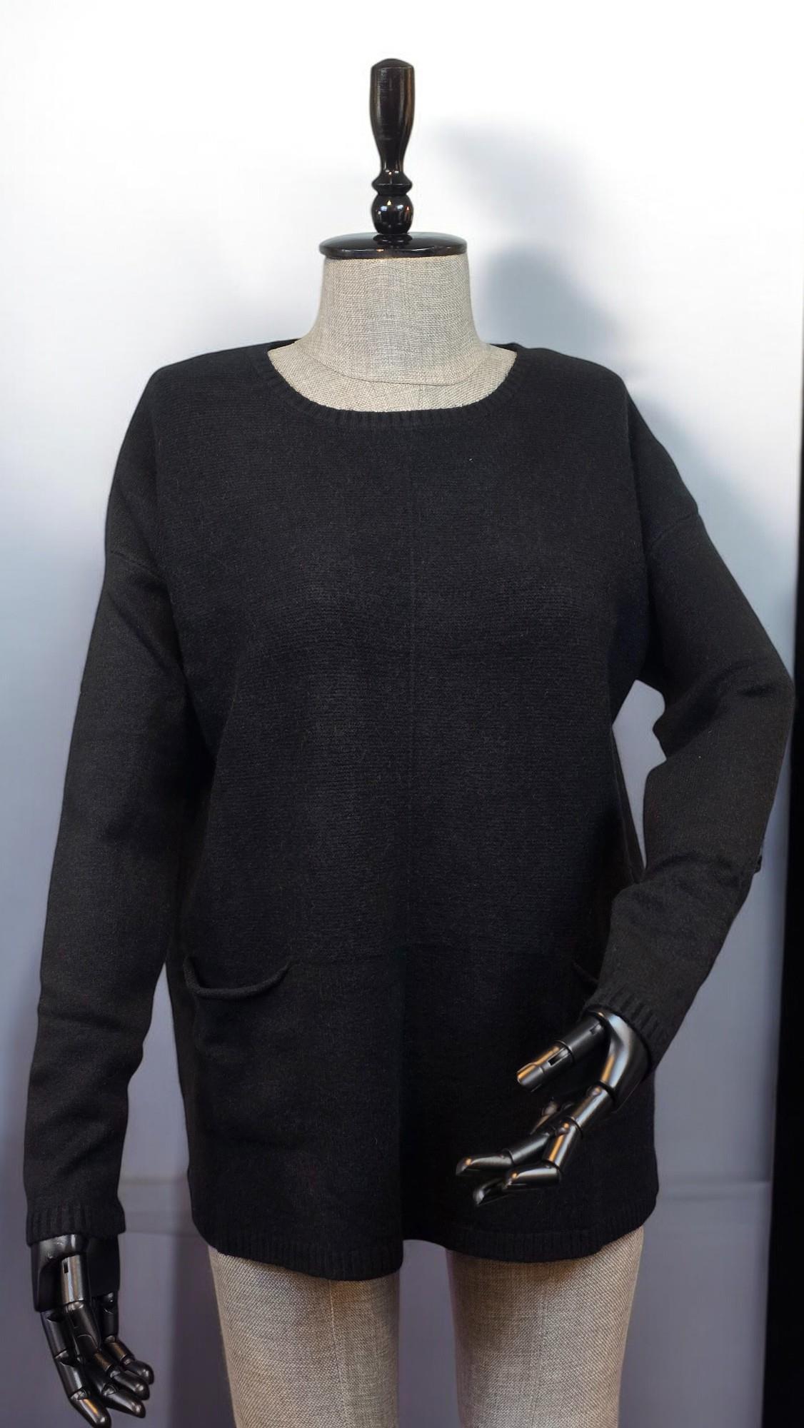 LARA BAYUN TRİKO SWEAT - SİYAH