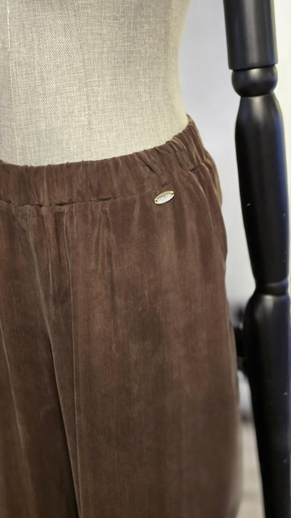 MissDalida Bol Paça Cupro Pantolon - Kakao