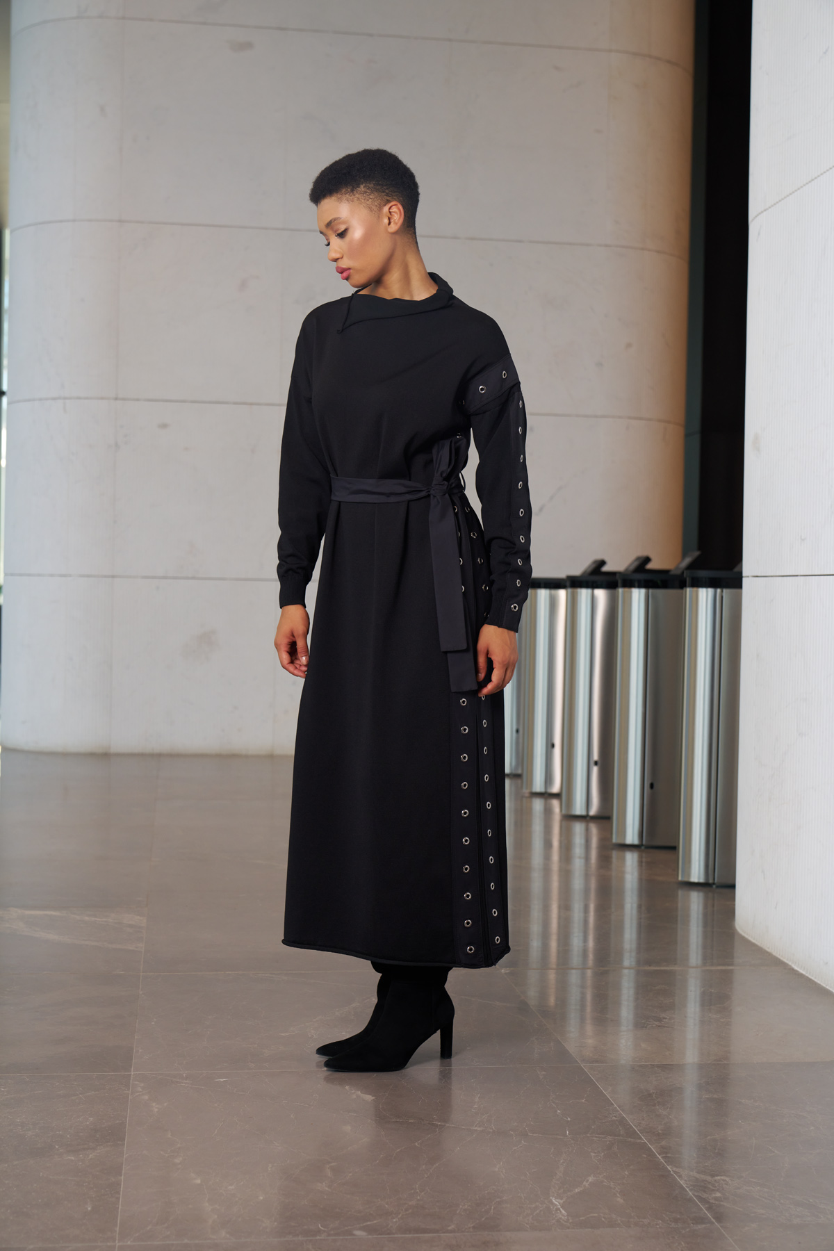 MissWhence 34817 ELBİSE - SİYAH