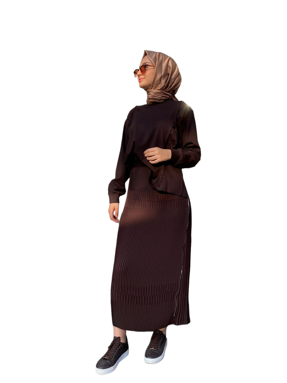 MissWhence 34903 ETEK - KAHVERENGİ 