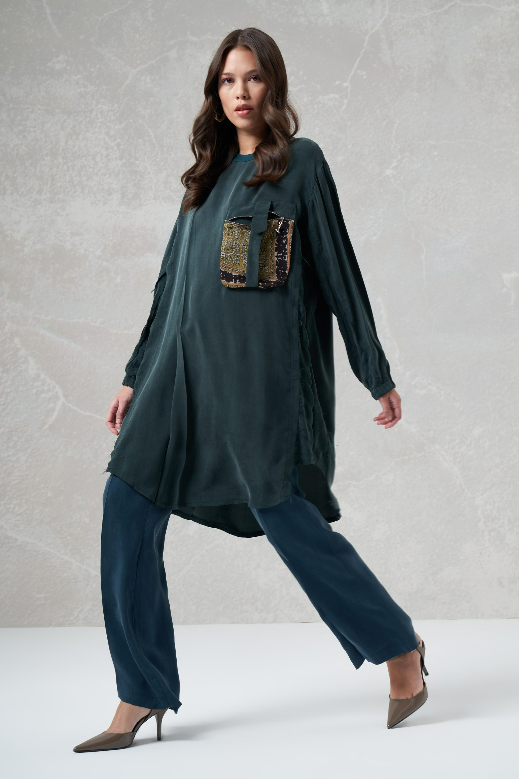 MissWhence 35005 Tunik - ZÜMRÜT