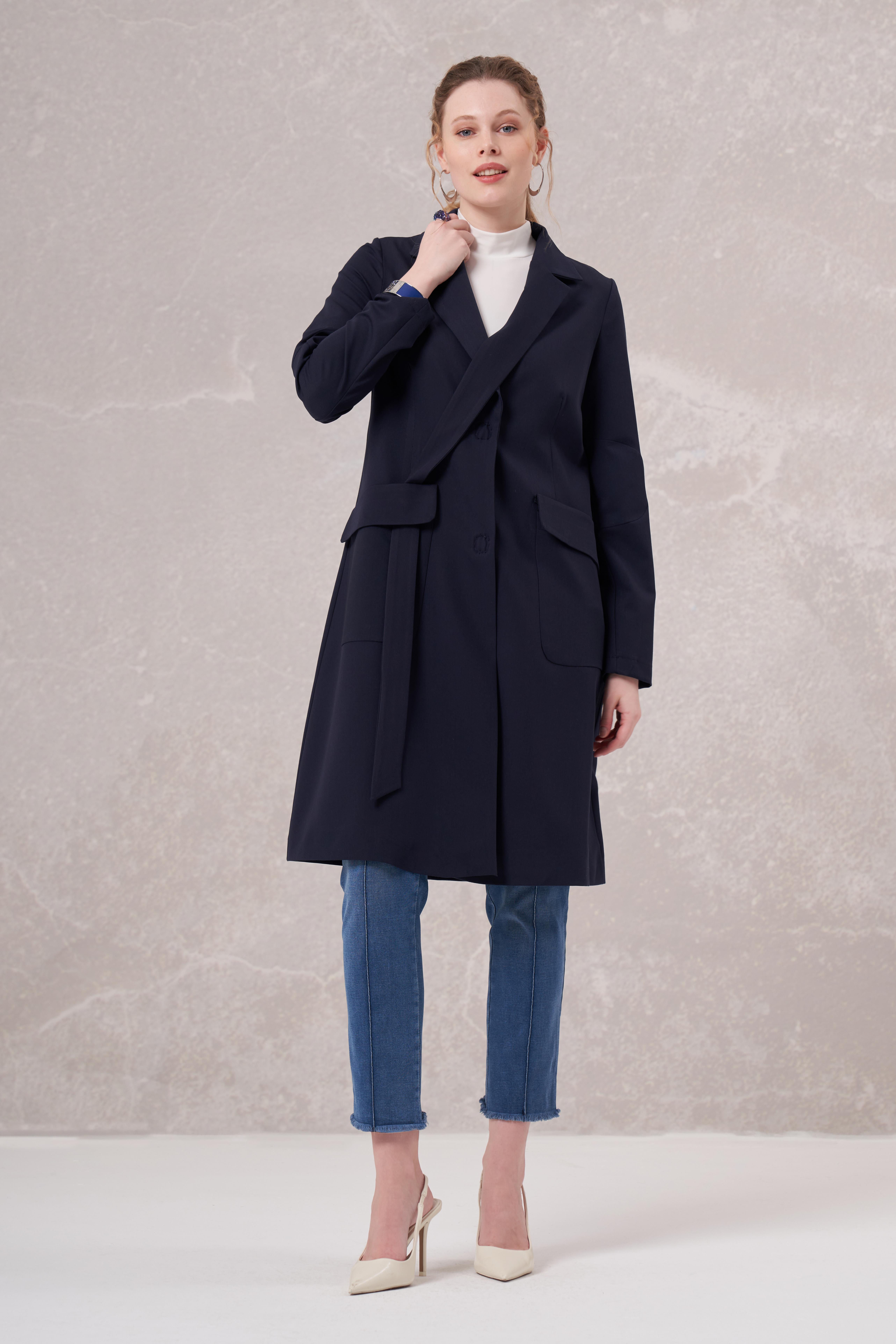 MissWhence 35203 Blazer Ceket - Lacivert