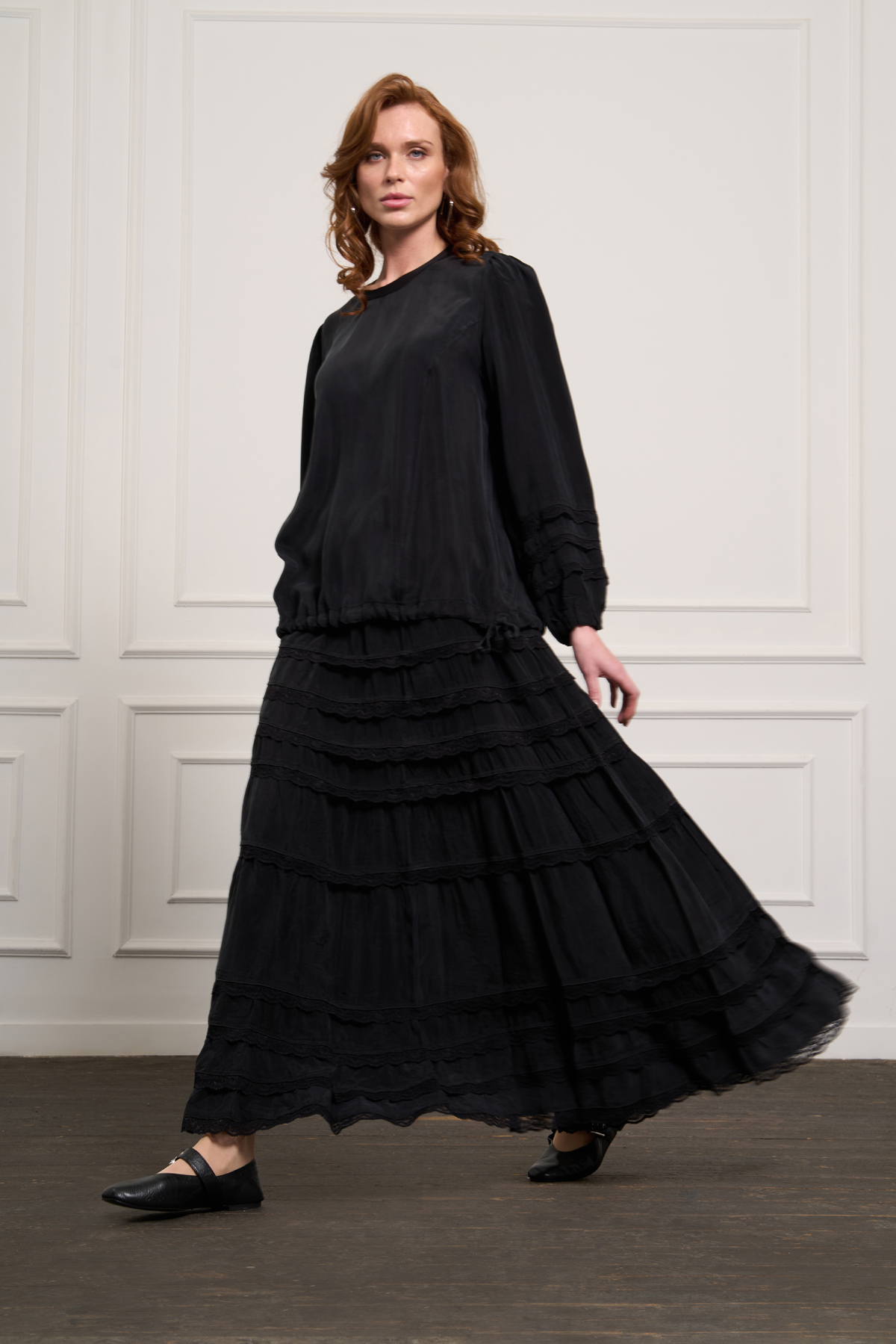 MissWhence 37005 Tunik Takım - Siyah
