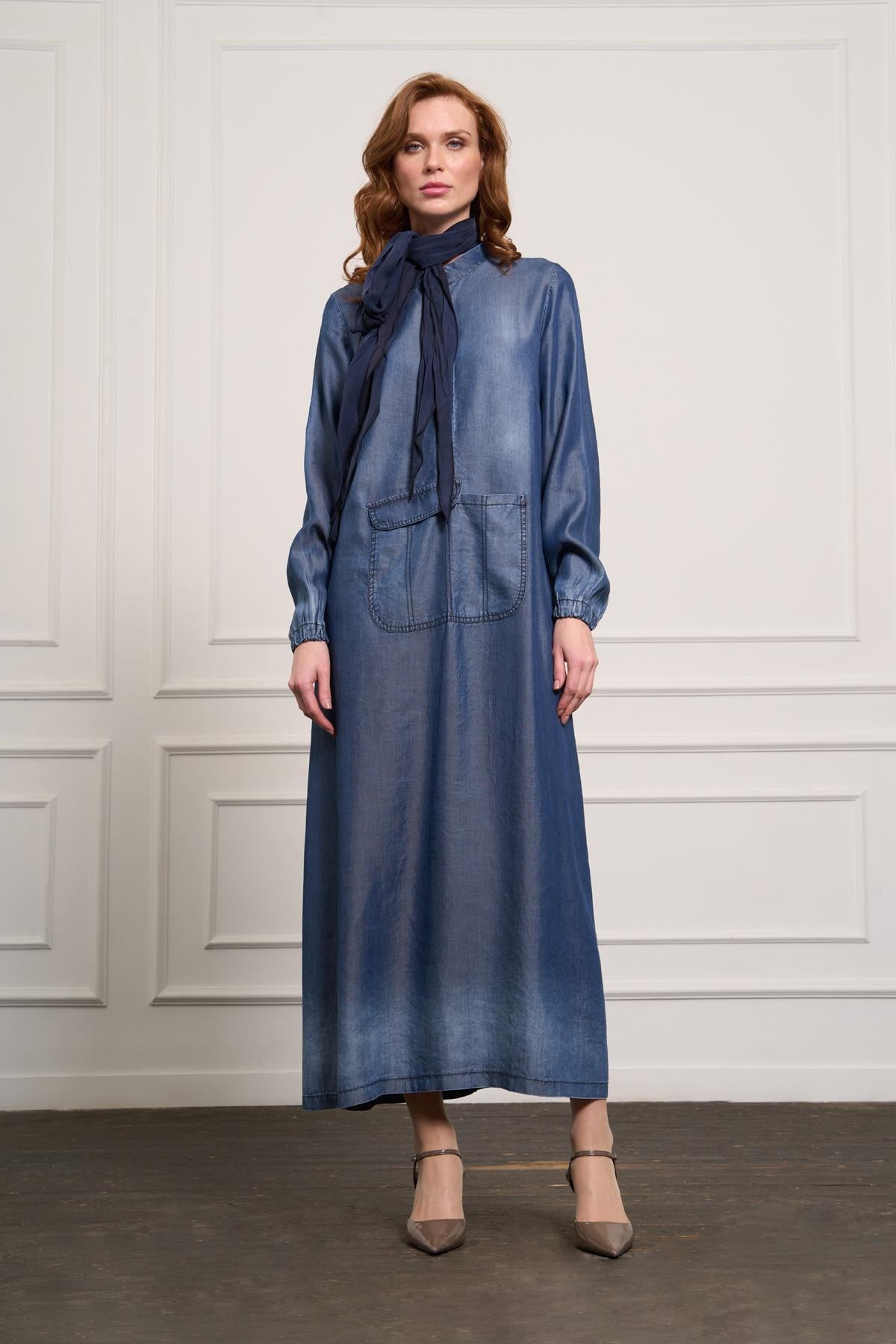MissWhence 37804 Elbise - Lacivert