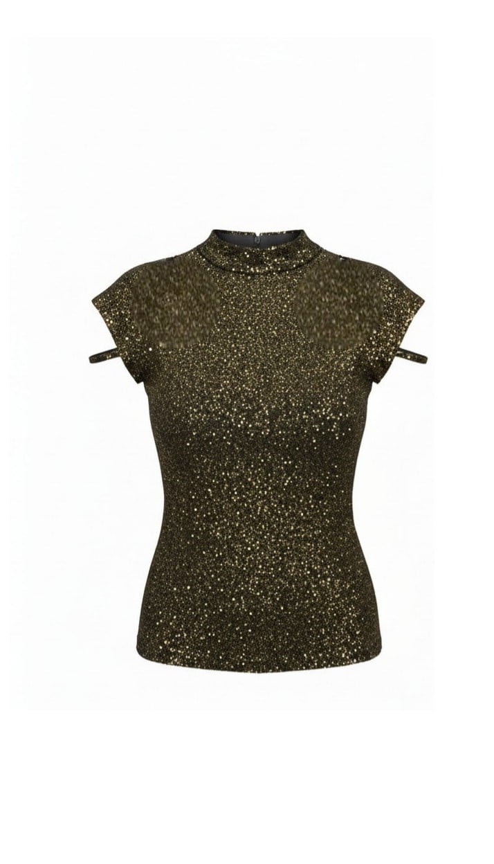 ON FASHION 26Y.ON.BLZ.70357.01 BLUZ - GOLD