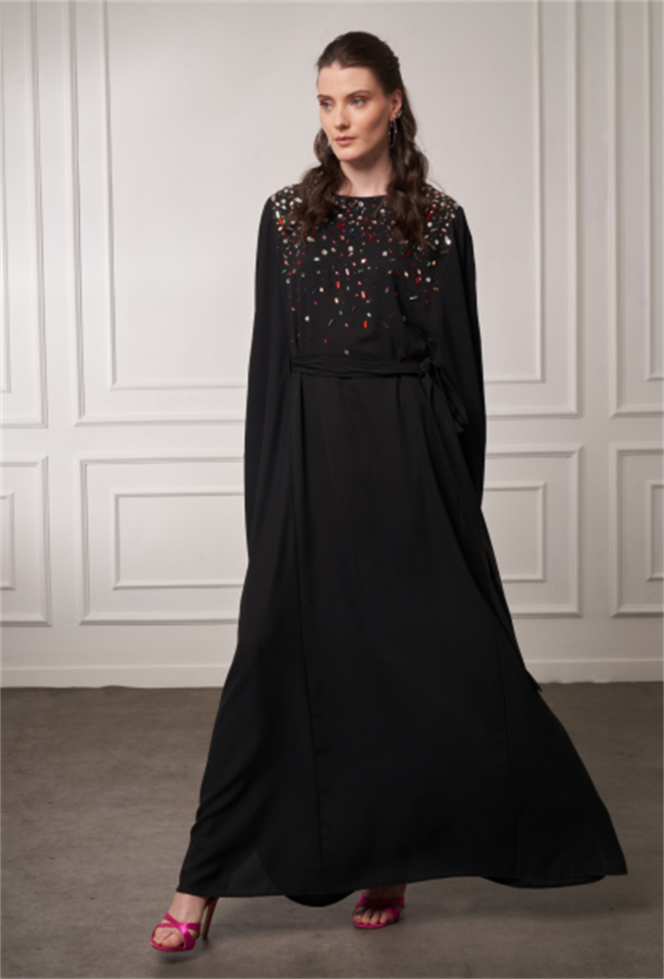 RED SHE TASARIM ELBİSE - SİYAH