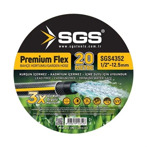 1/2 PREMIUMFLEX HORTUM 20 MT (150gr/mt)