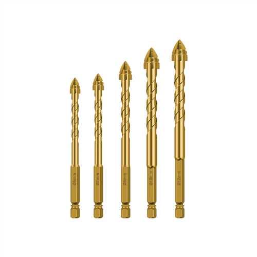 5 PARÇA ÇOK AMAÇLI MATKAP UCU SETİ 6-7-8-10-12 MM