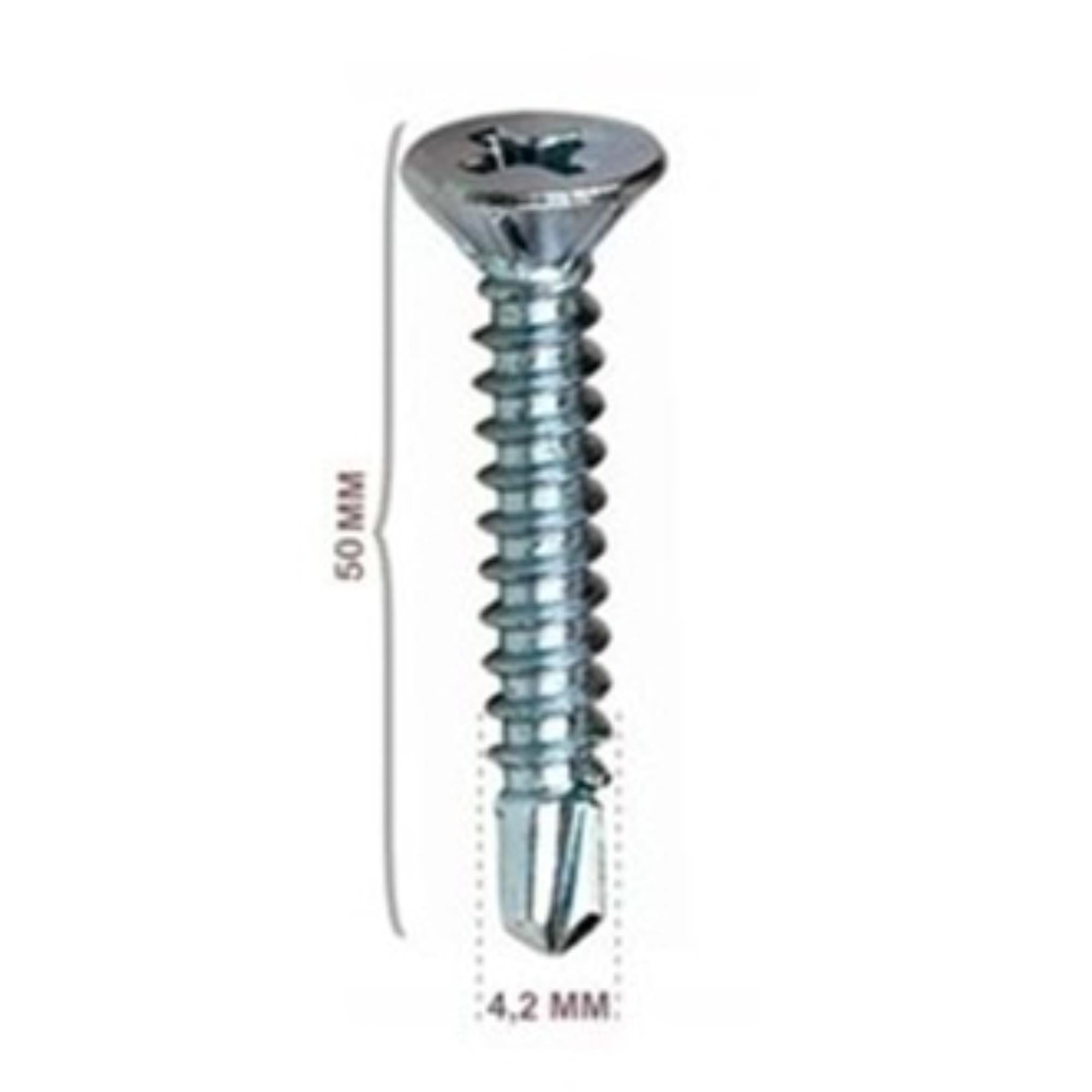 AKDENİZ YHB MATKAP UÇLU VİDA 4.2x50 (250 AD.)