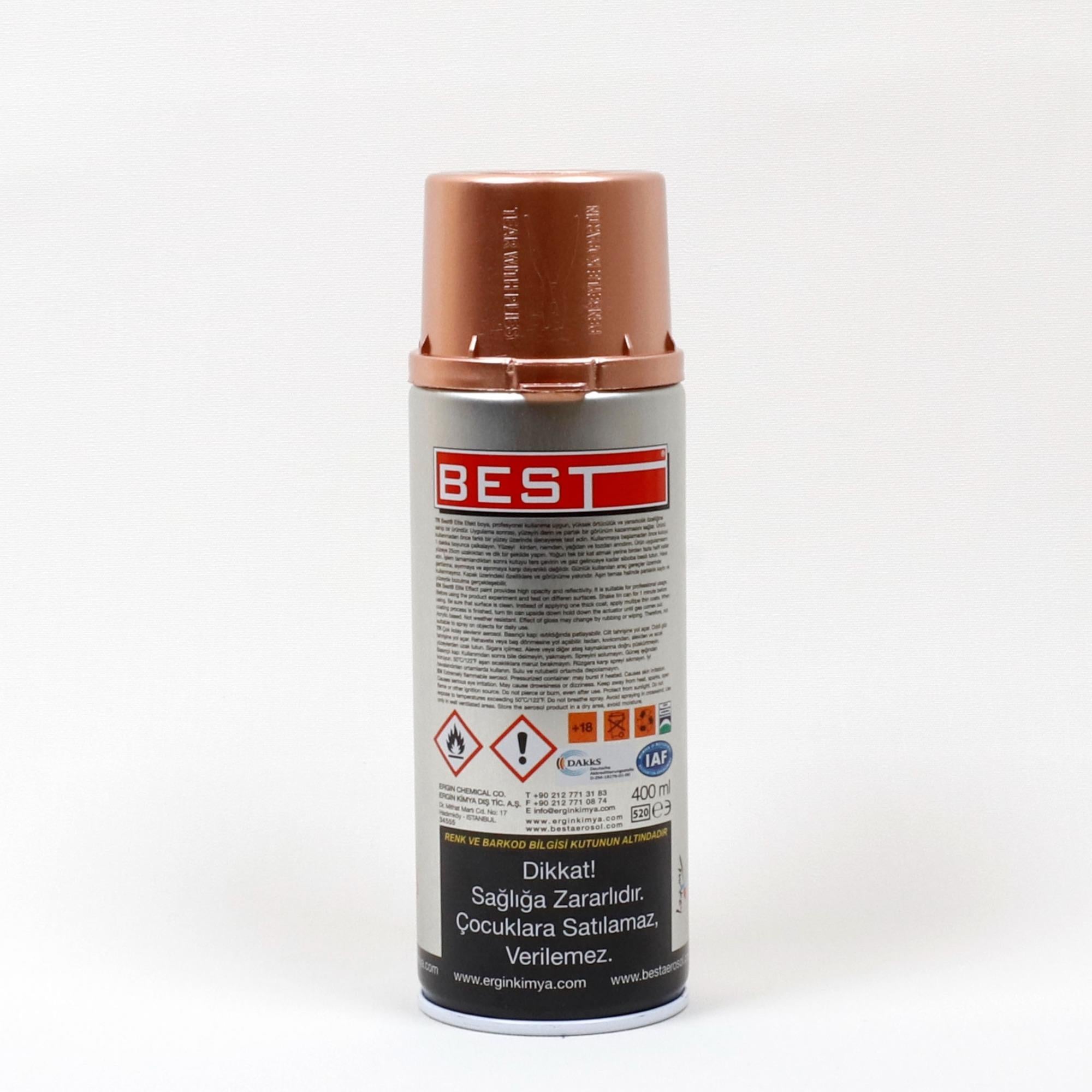 BEST EFEKT SPREY BOYA 400 ML BAKIR