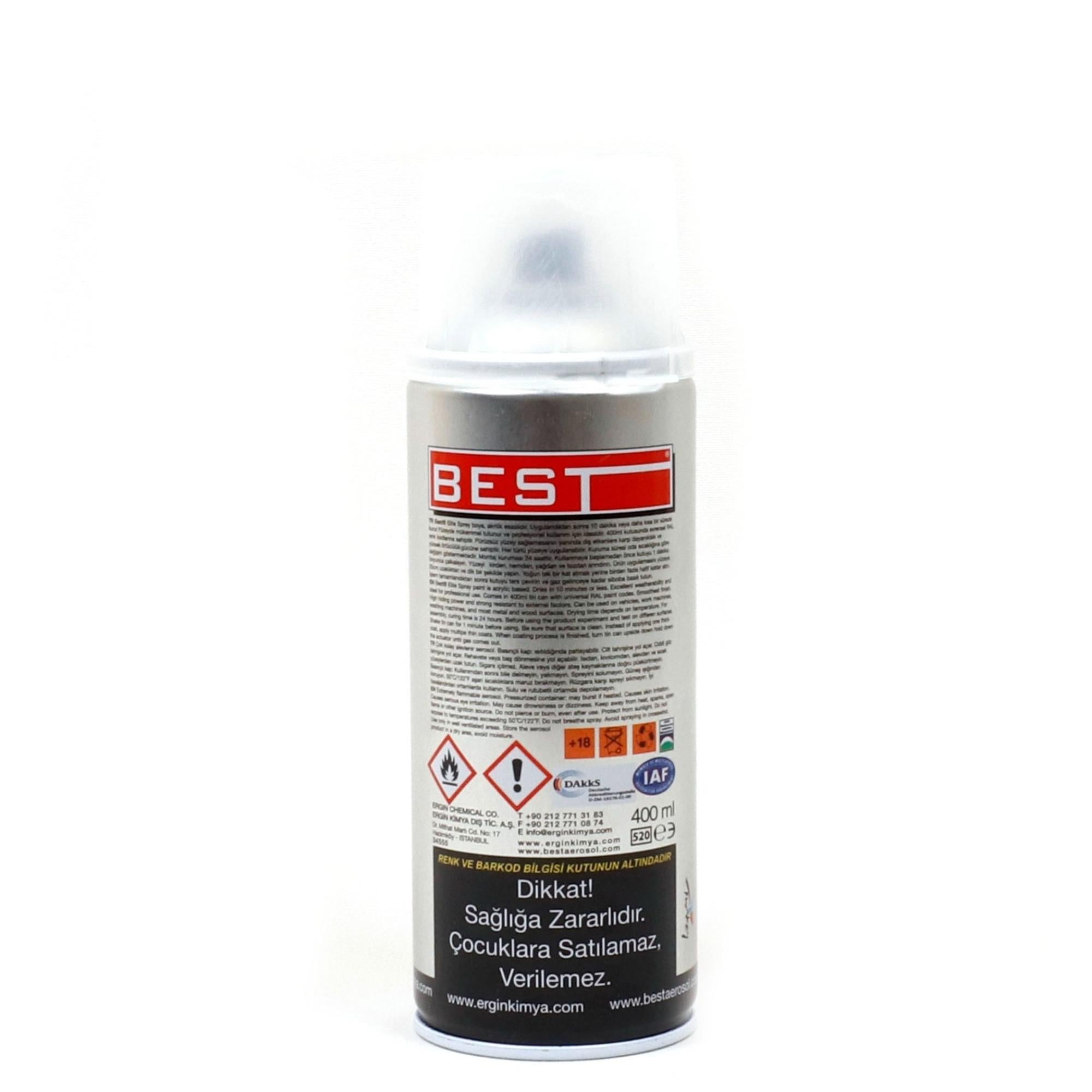 BEST ELİTE OTO JANT SPREY BOYA 500 ML  MAT SİYAH