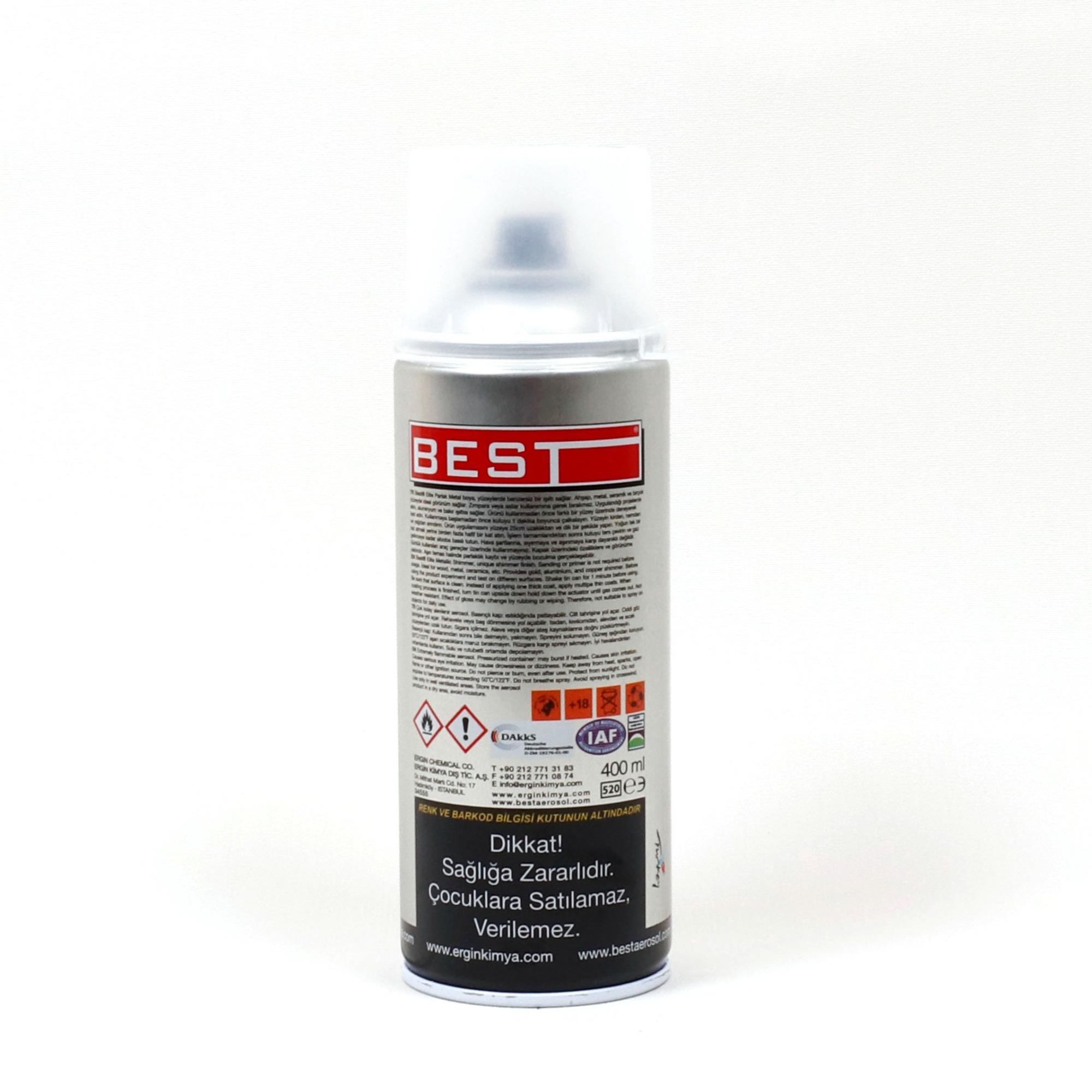 BEST PARLAK METAL SPREY BOYA  ALÜMİNYUM