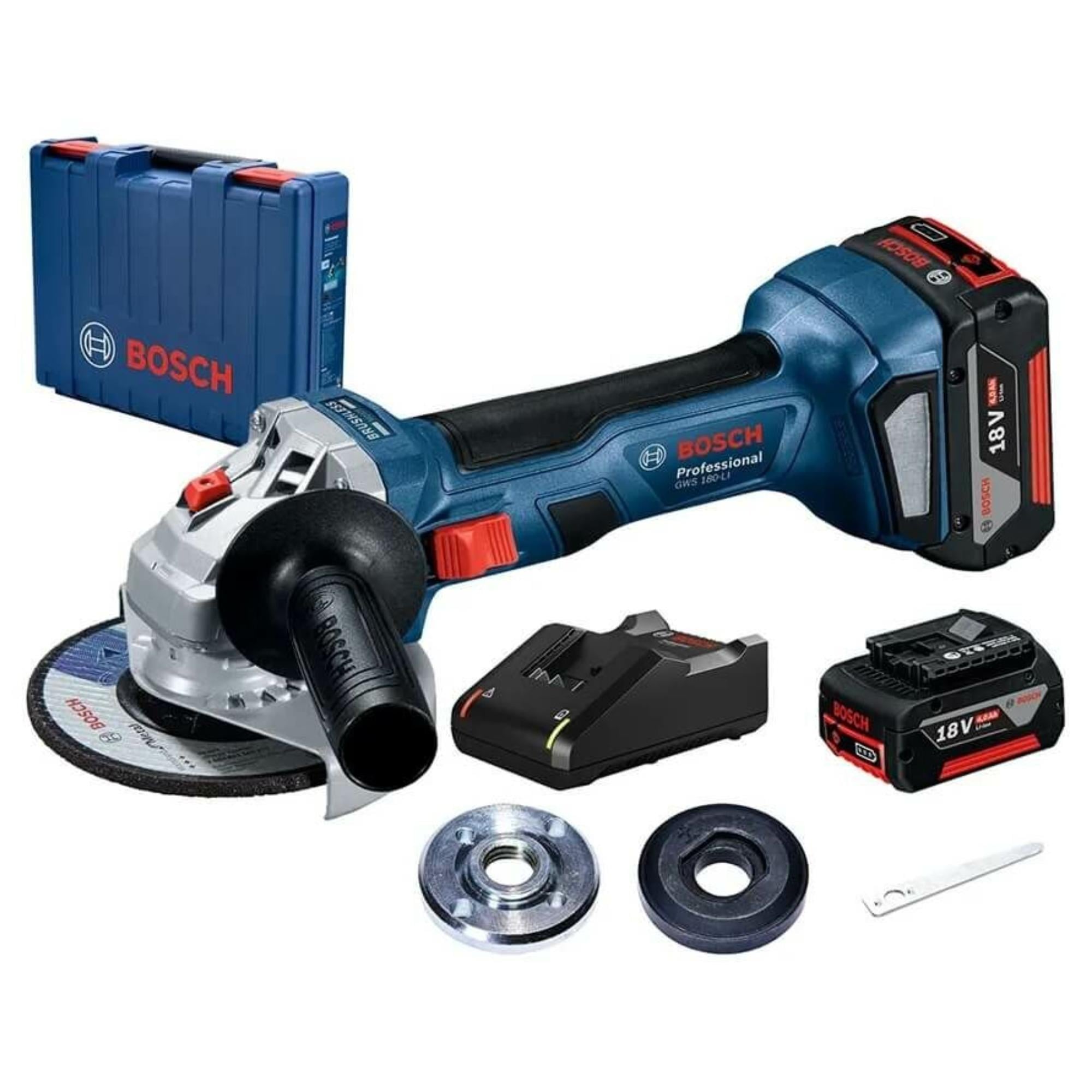 BOSCH AKÜLÜ TAŞLAMA 125 MM 18V GWS180LI 06019H9021