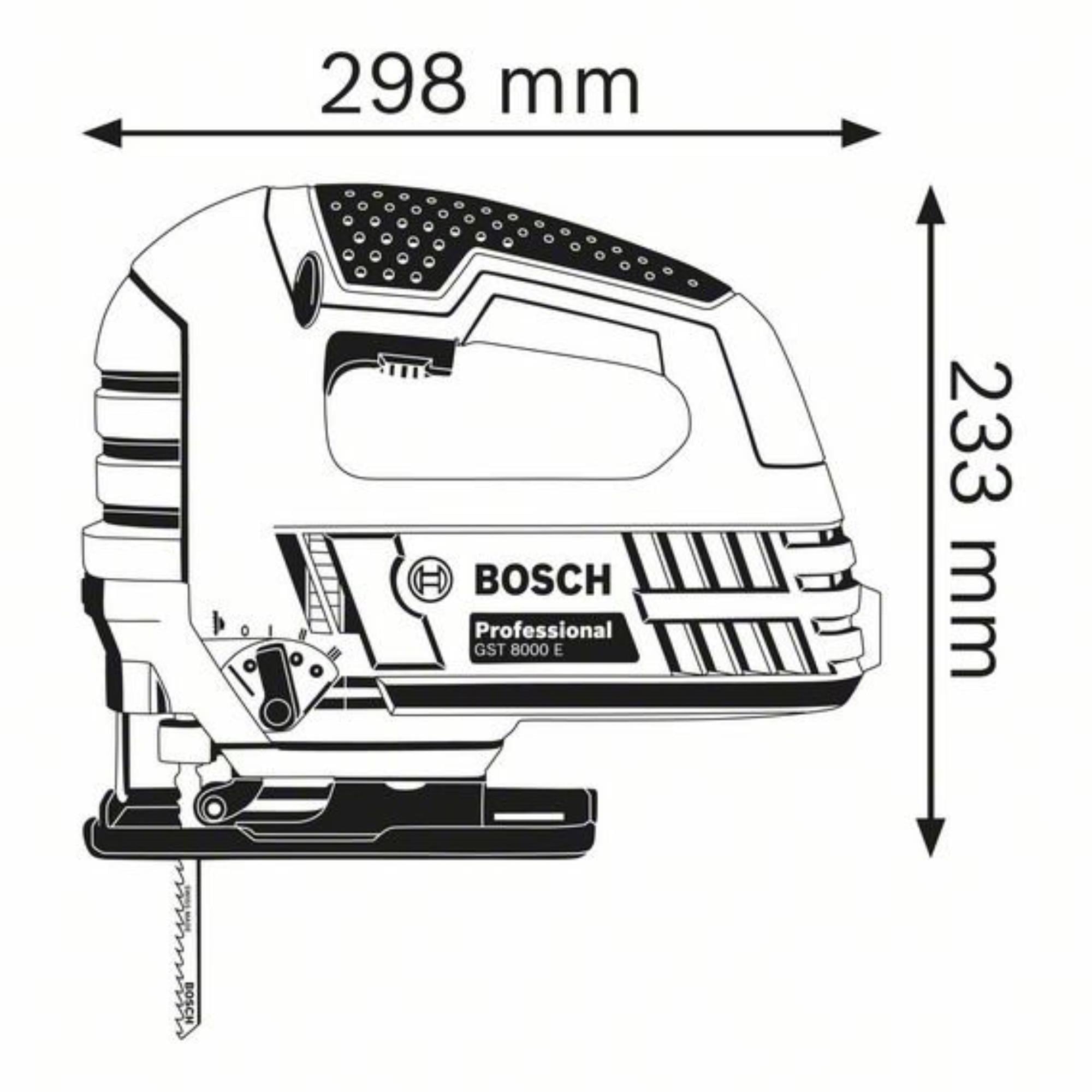 BOSCH DEKUPAJ MAKİNESİ 710W GST8000E 060158H000