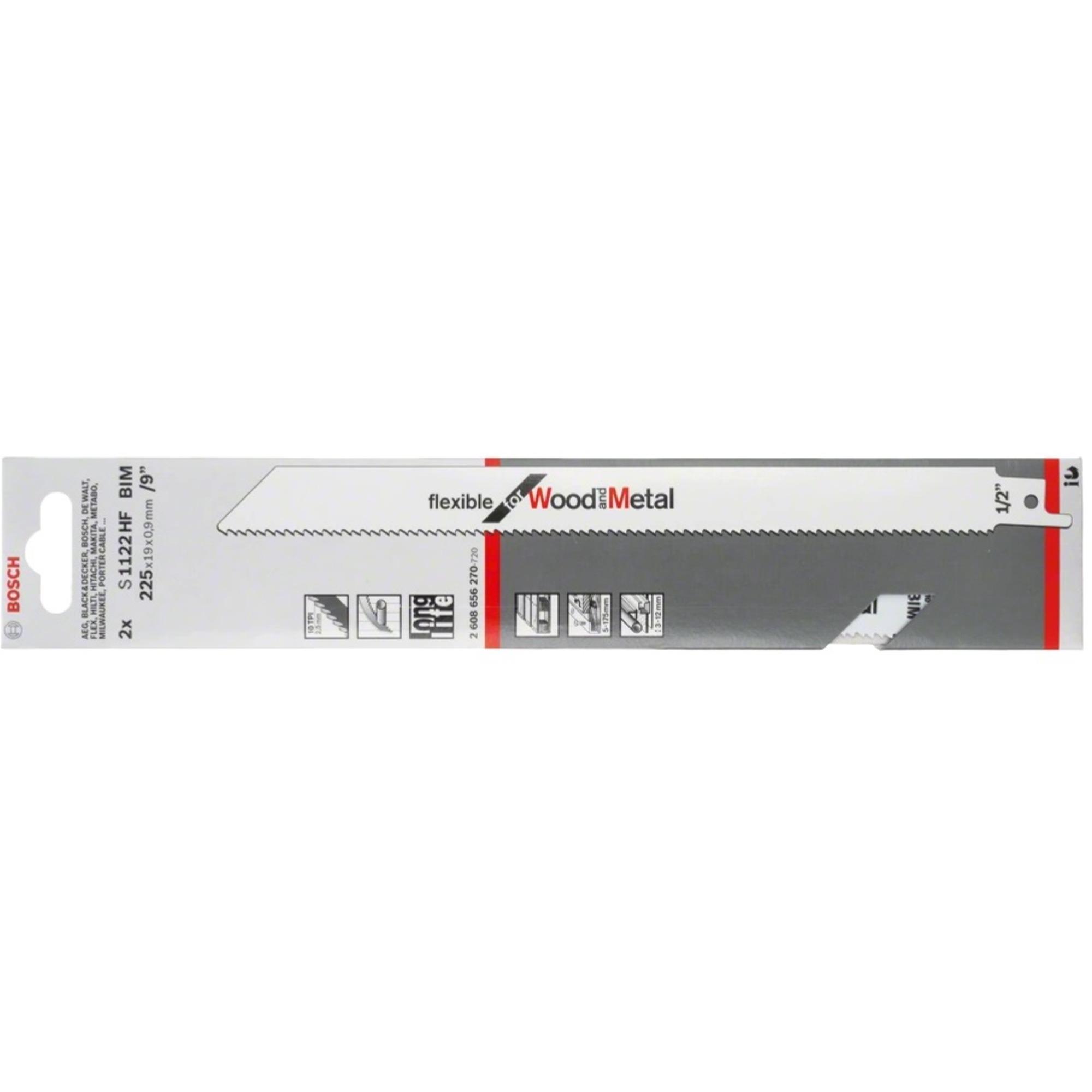 BOSCH METAL VE AHŞAP TİLKİ KUYRUĞU (S1122HF)