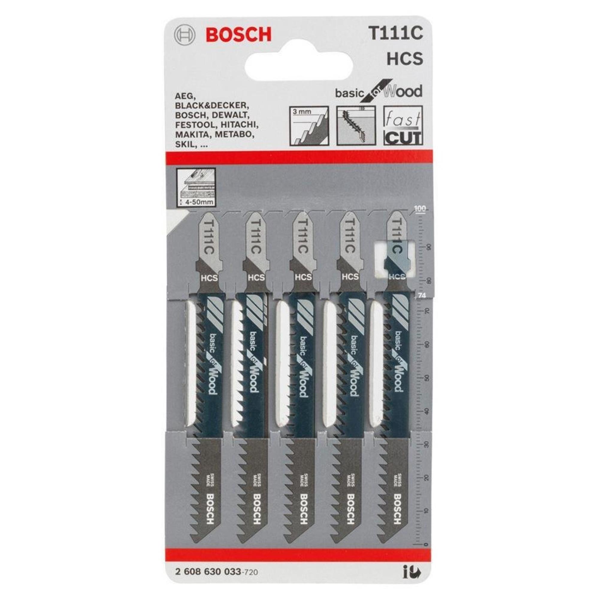 BOSCH NORMAL KESİM AHŞAP DEKUPAJ AĞZI (T111C)
