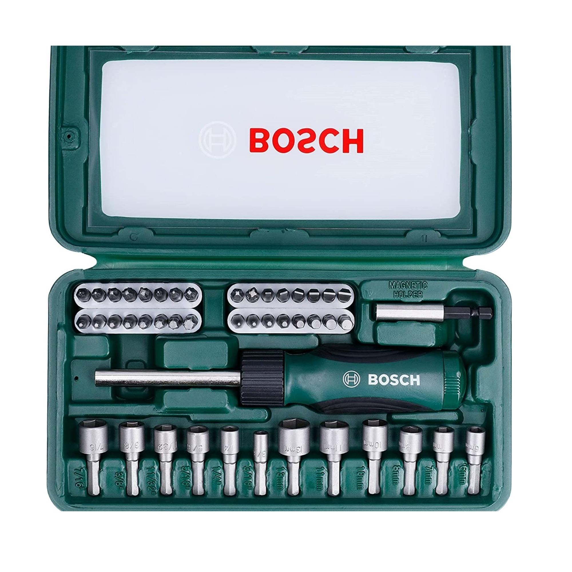 BOSCH VİDALAMA VE LOKMA UCU SETİ 46LI 2607019504