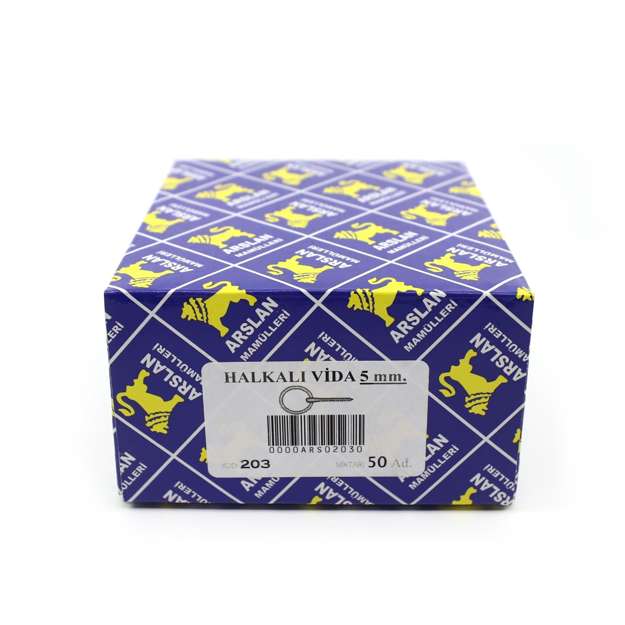 ÇINAR HALKALI VİDA 5x95 MM KOD:203