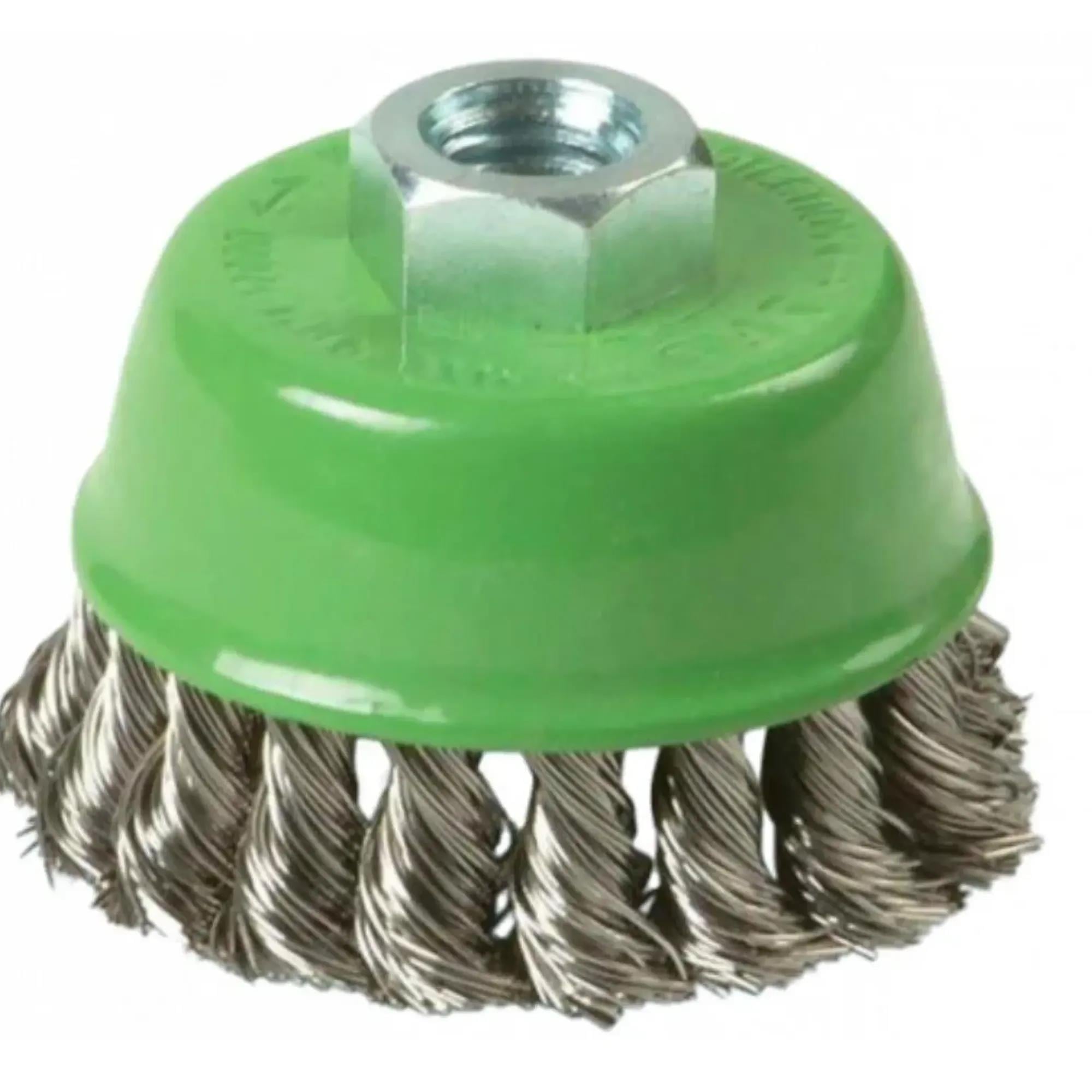 CTM PASLANMAZ BURGULU ÇANAK FIRÇA (PBC-100) 100 MM