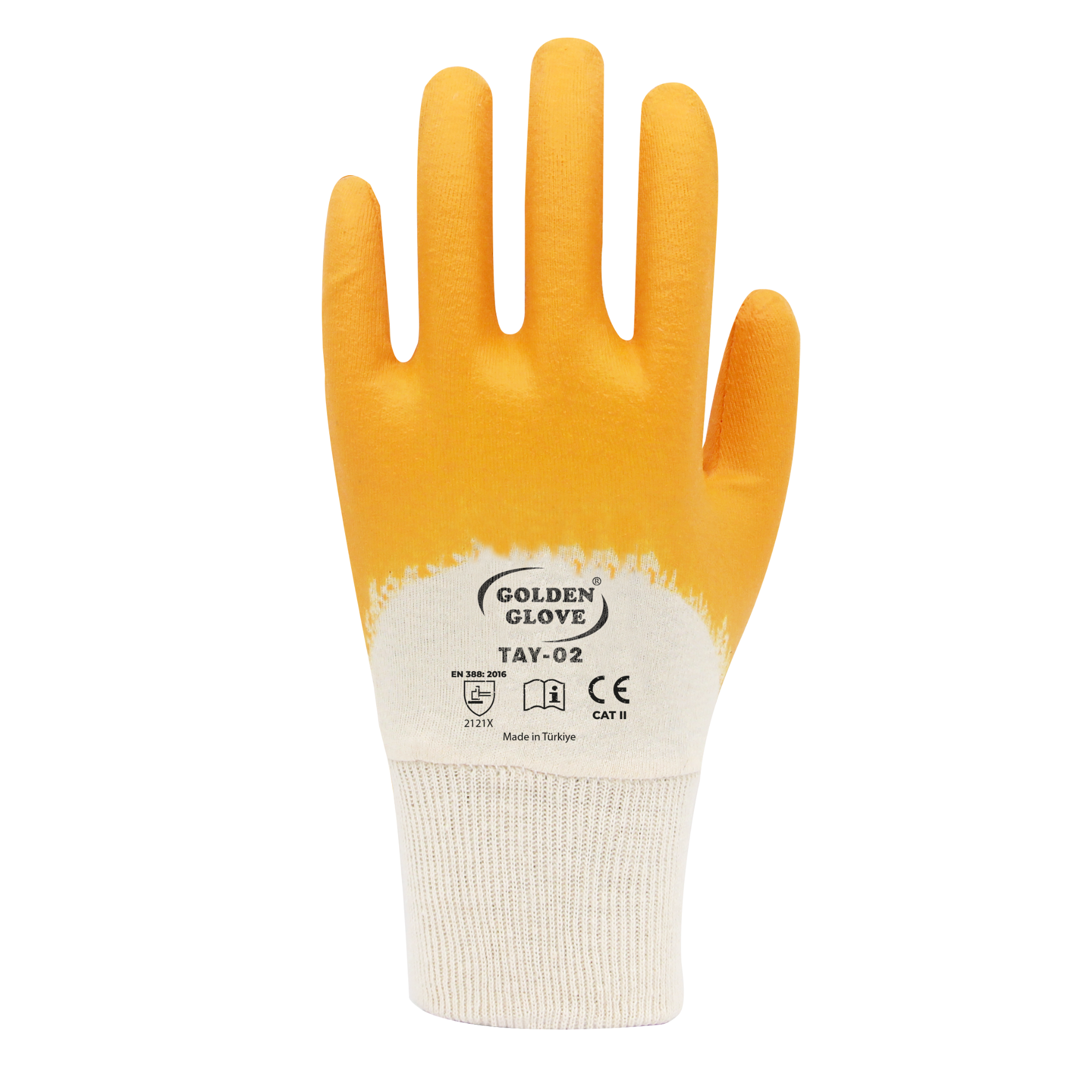 GOLDEN GLOVE TAY-02 NİTRİL ELDİVEN SARI NO:10