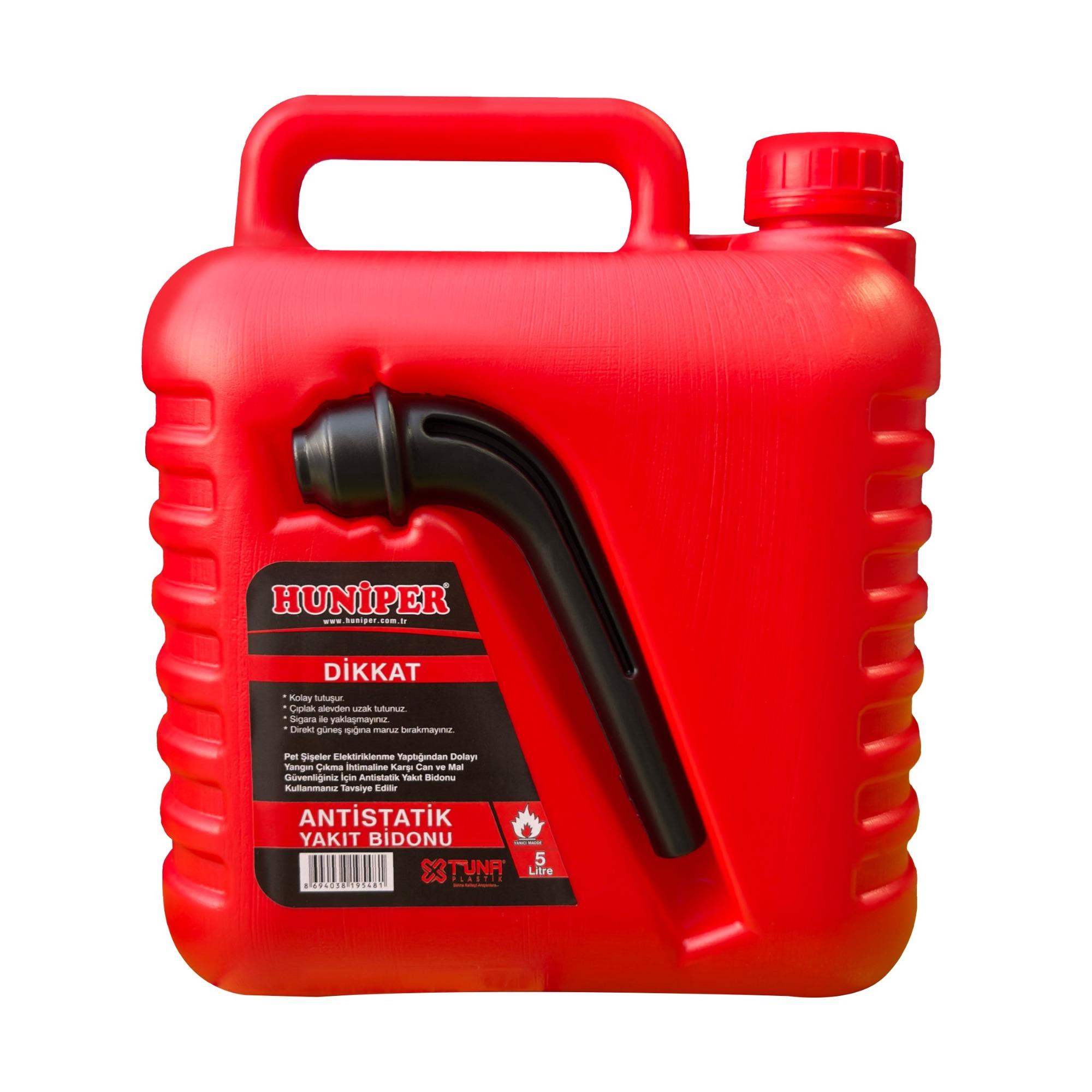 HUNİPER PLASTİK BENZİN BİDONU 5 LT KOD:304