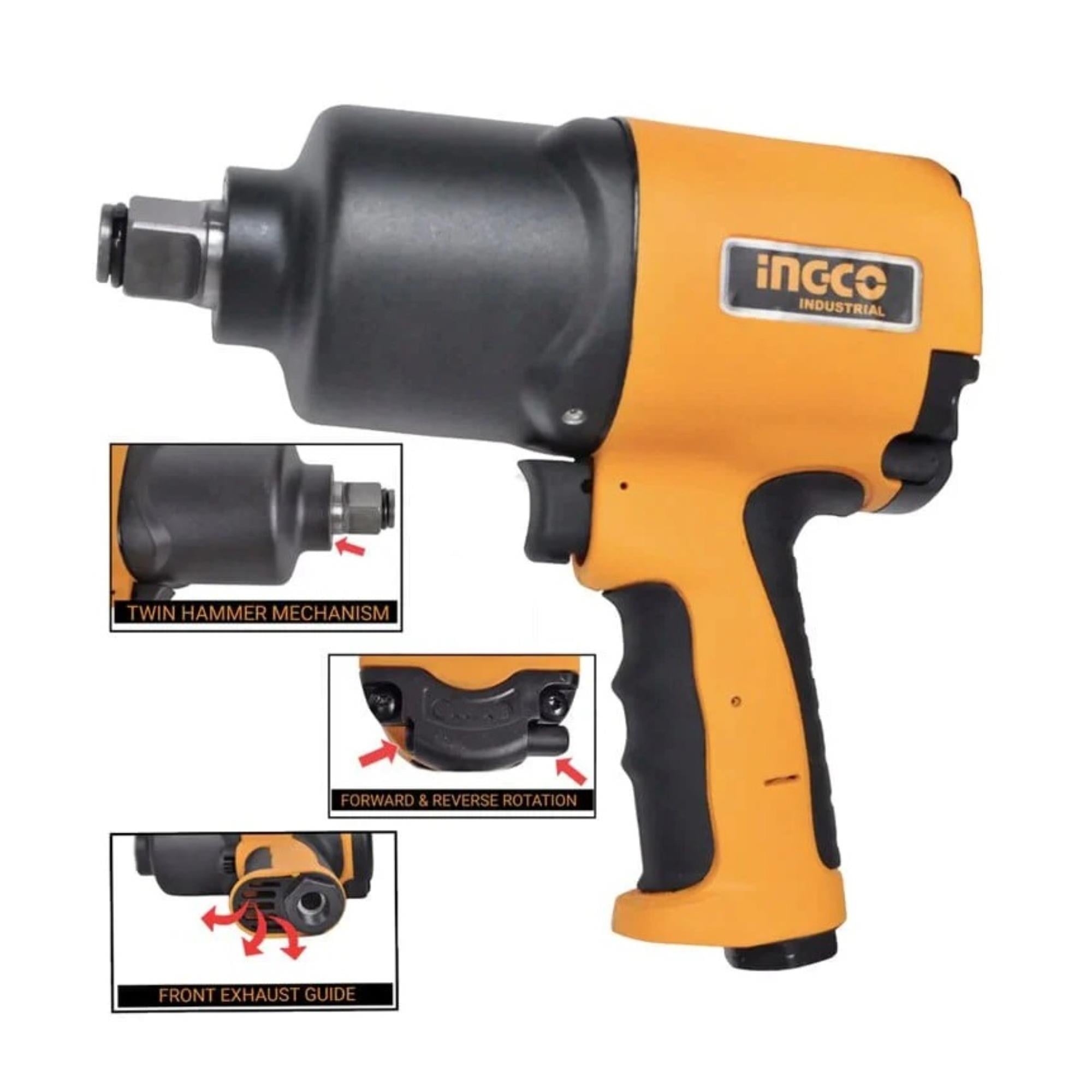 İNGCO AIW341301 HAVALI SOMUN SIKMA 3/4 7000 D/DK