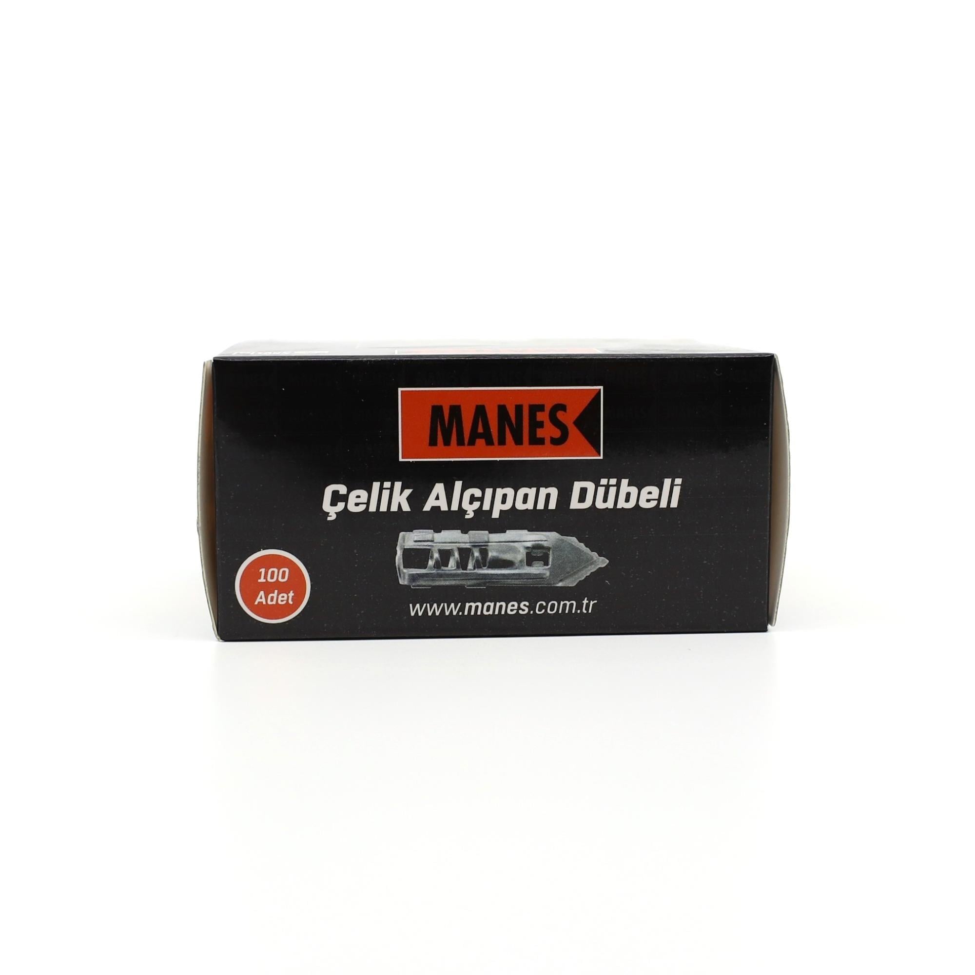 MANES ÇELİK ALÇIPAN DUBELİ KISA (100 ADET)