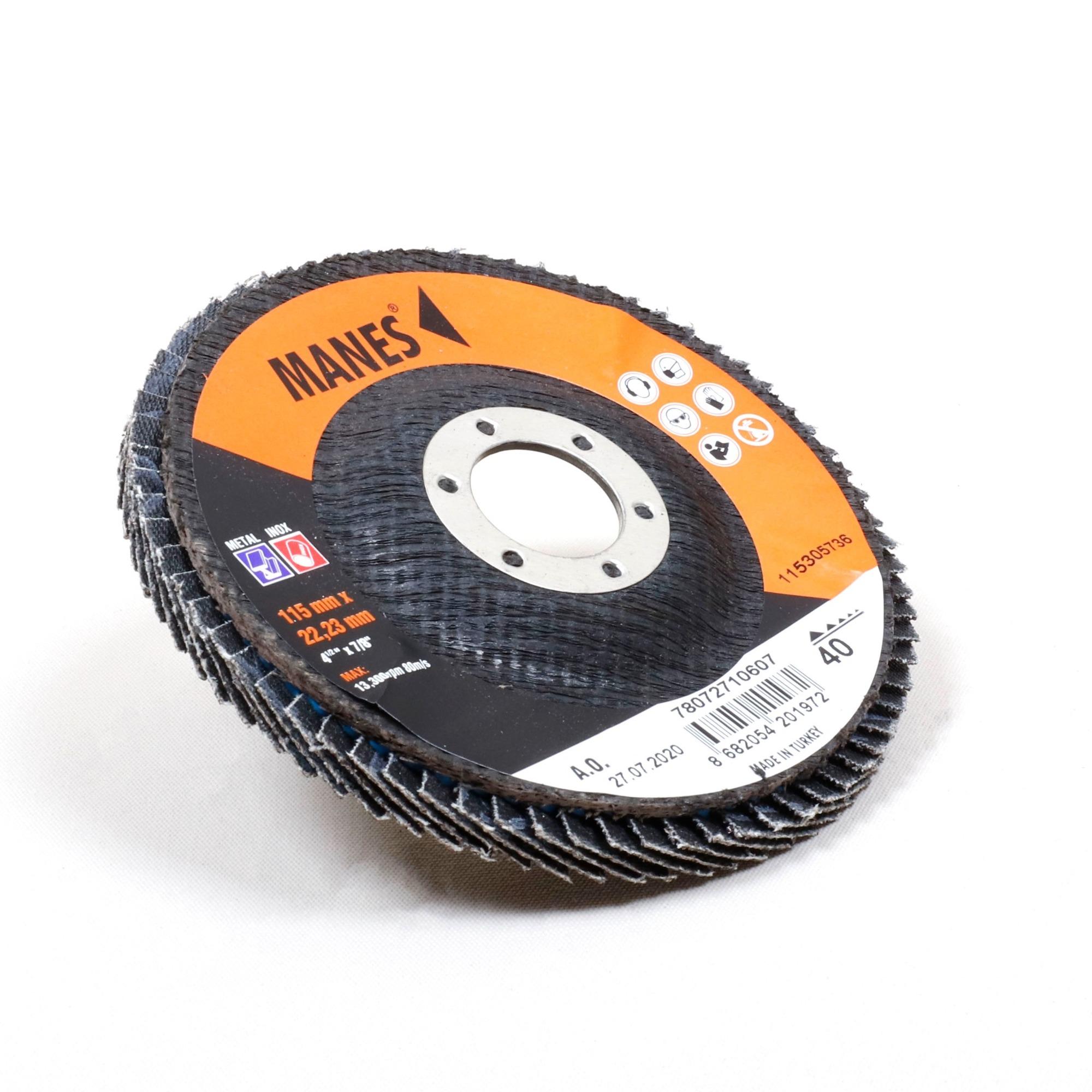 MANES FLAP DİSK ZIMPARA  A.O.115x22 P40