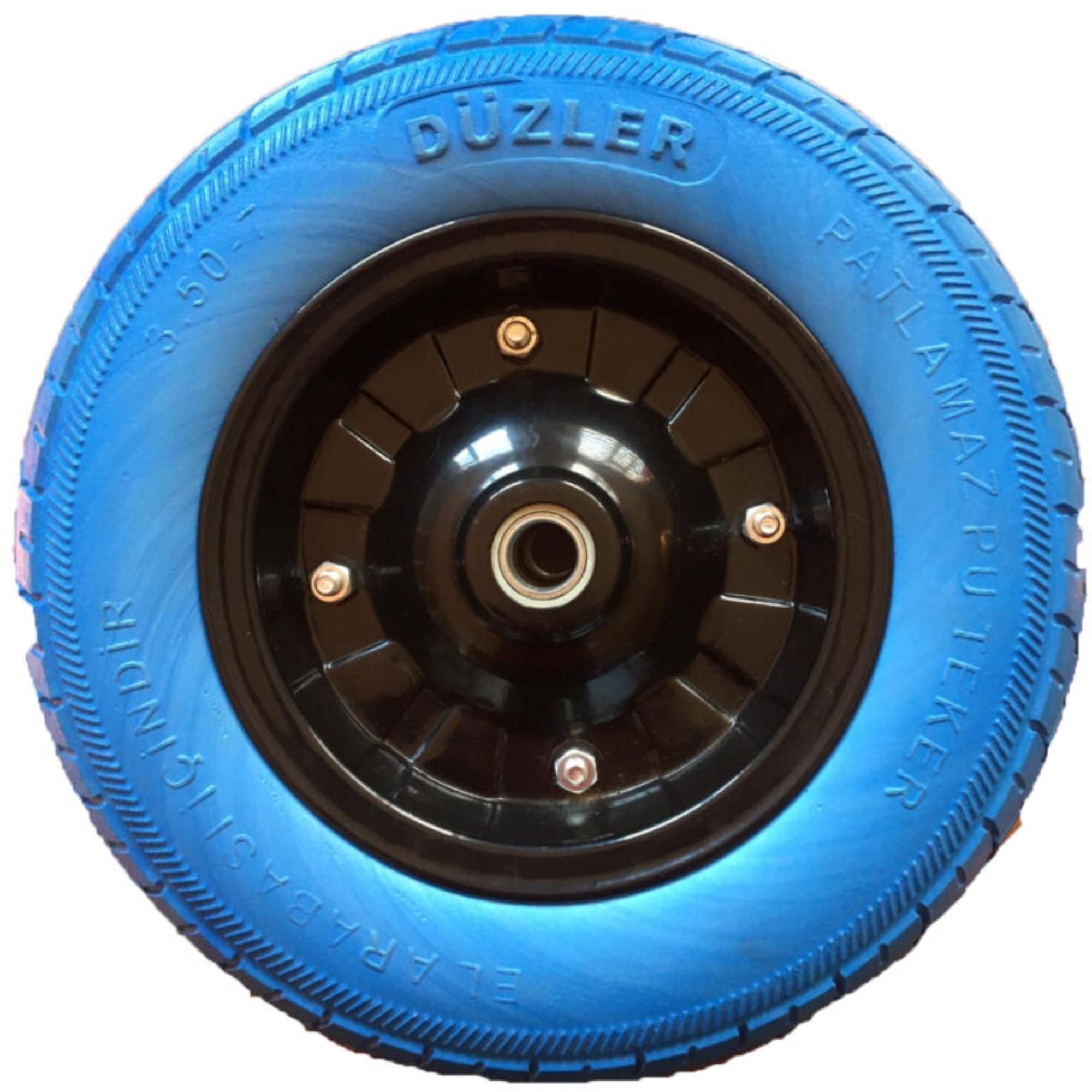 MAVİ PATLAMAZ PU TEKER 350-7
