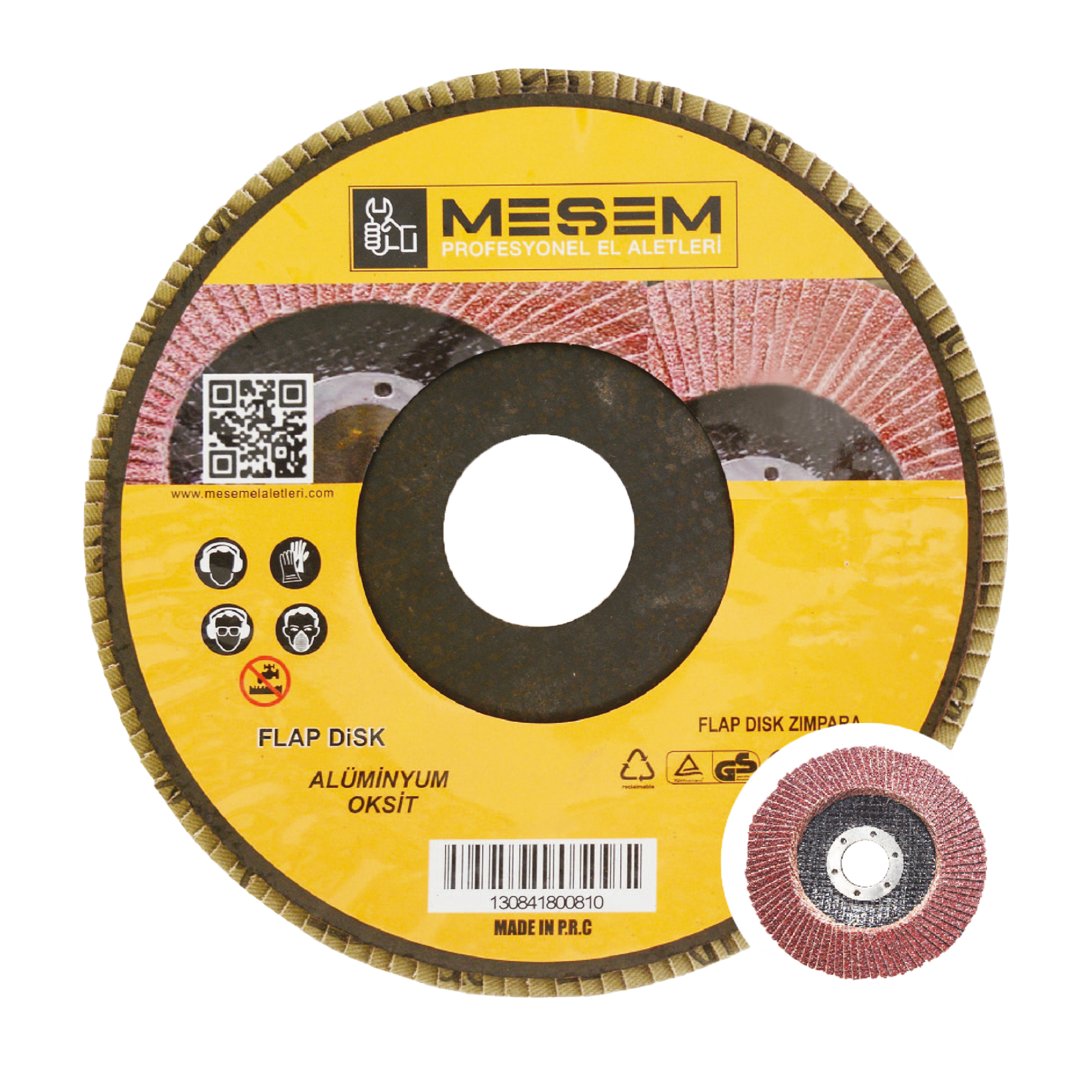 MEŞEM FLAP DİSK ZIMPARA A.O 115x22 P40 KOD:220