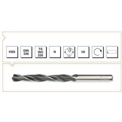 MTE HSS KISA TAŞLANMIŞ MATKAP UCU DIN 338 13.5 MM