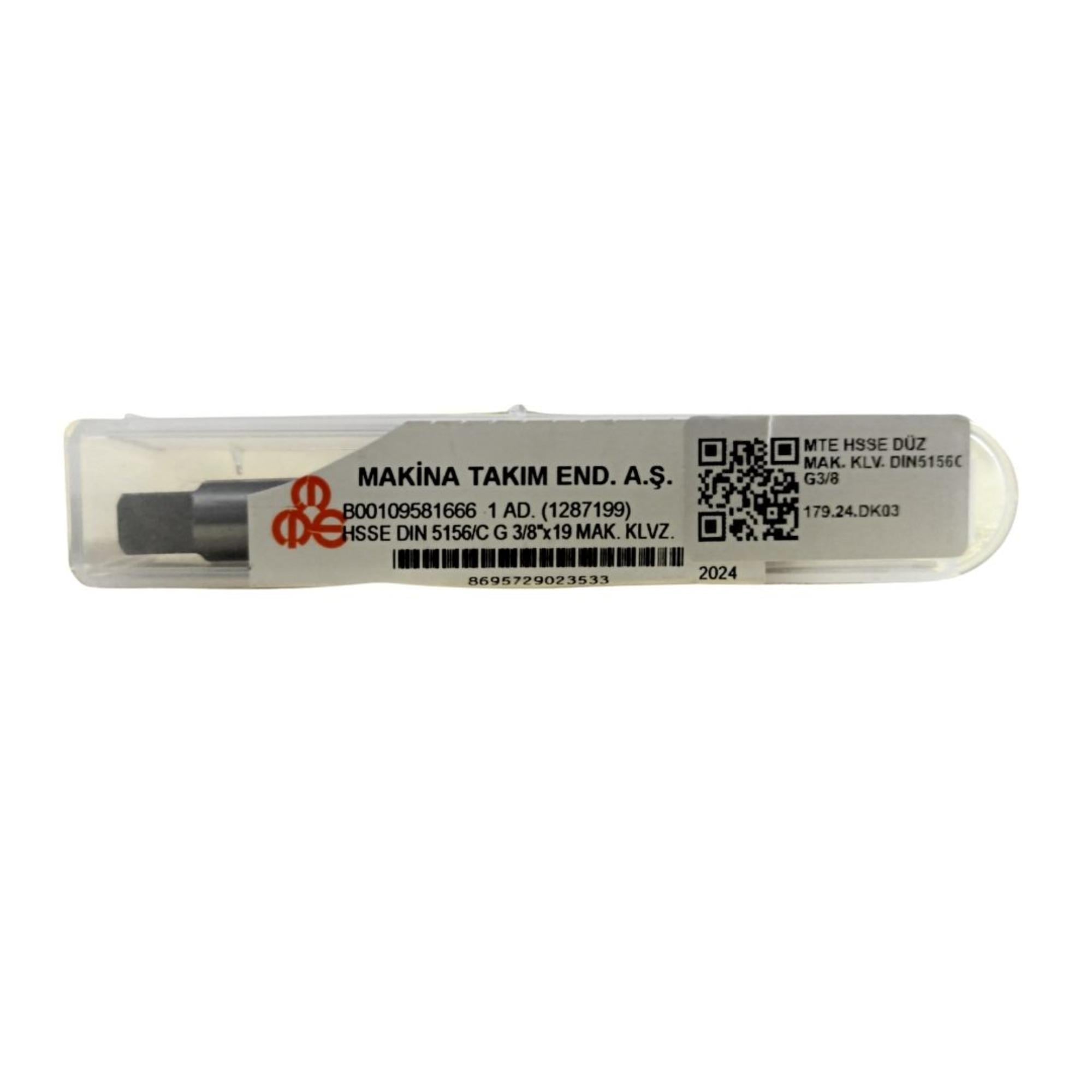 MTE HSSE DÜZ MAK. KLV. DIN5156C G3/8