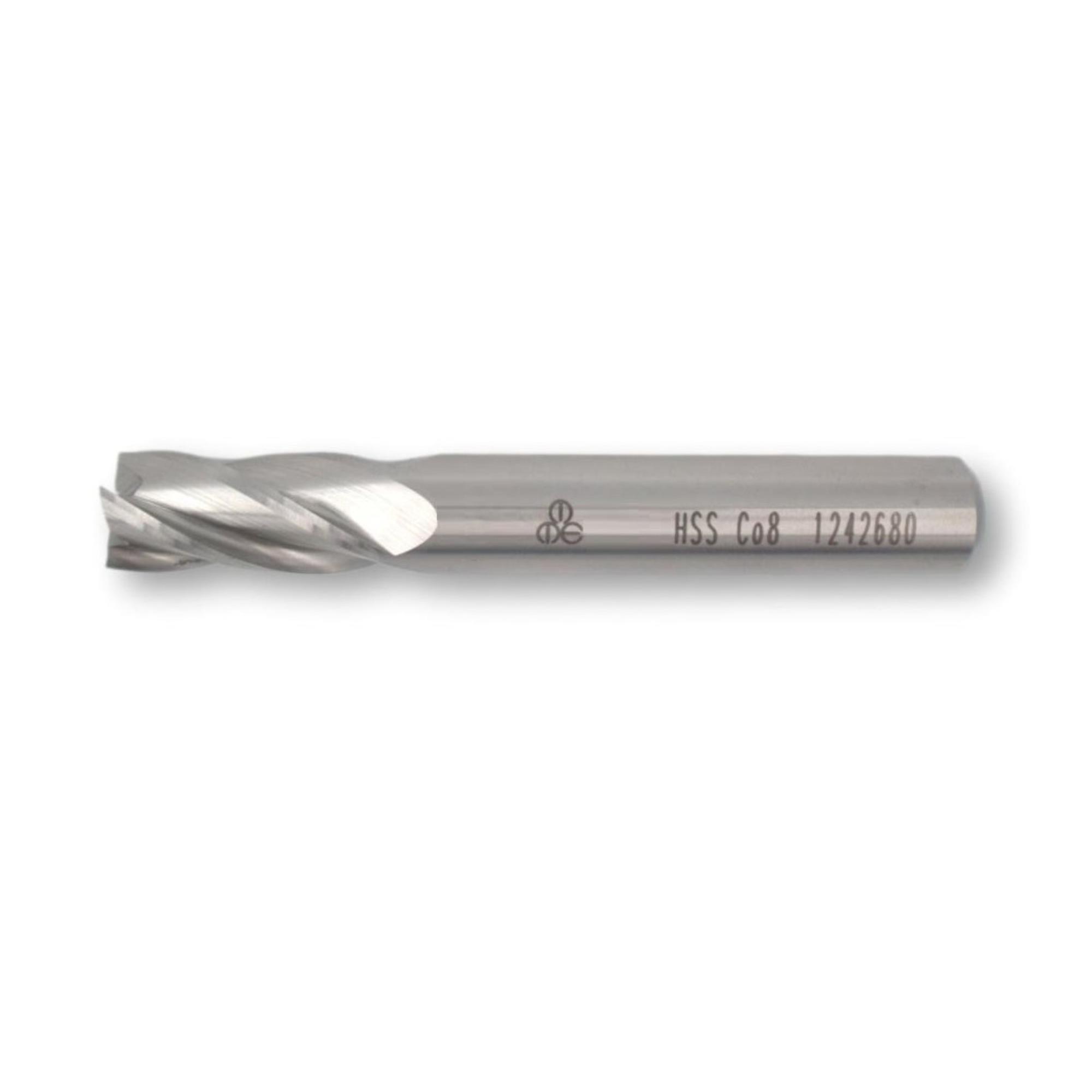 MTE HSSE SİLİNDİRİK PARMAK FREZE KISA DIN844 13 MM
