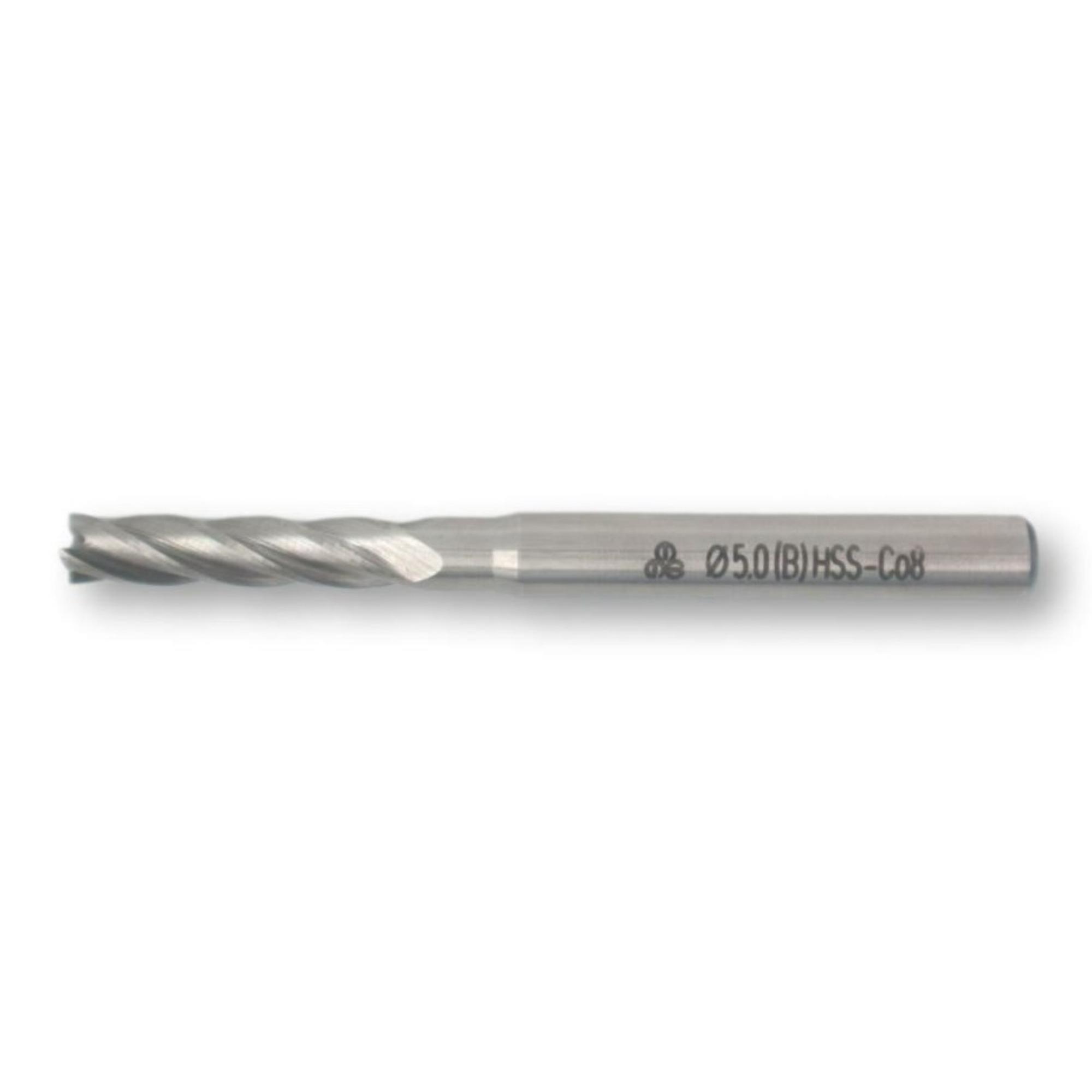 MTE HSSE PARMAK FREZE UZUN DIN844 5 MM 276220500