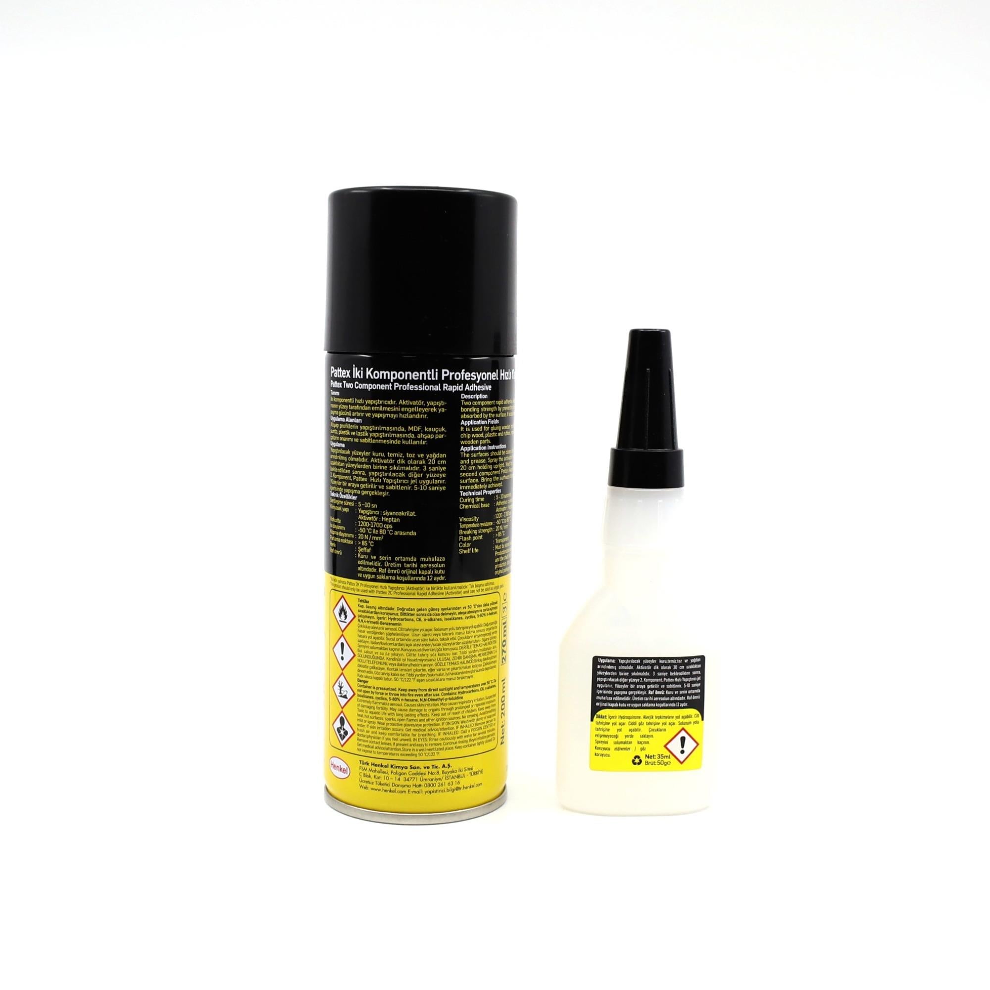 PATTEX MDF 2K HIZLI YAPIŞTIRICI 200+35 ML