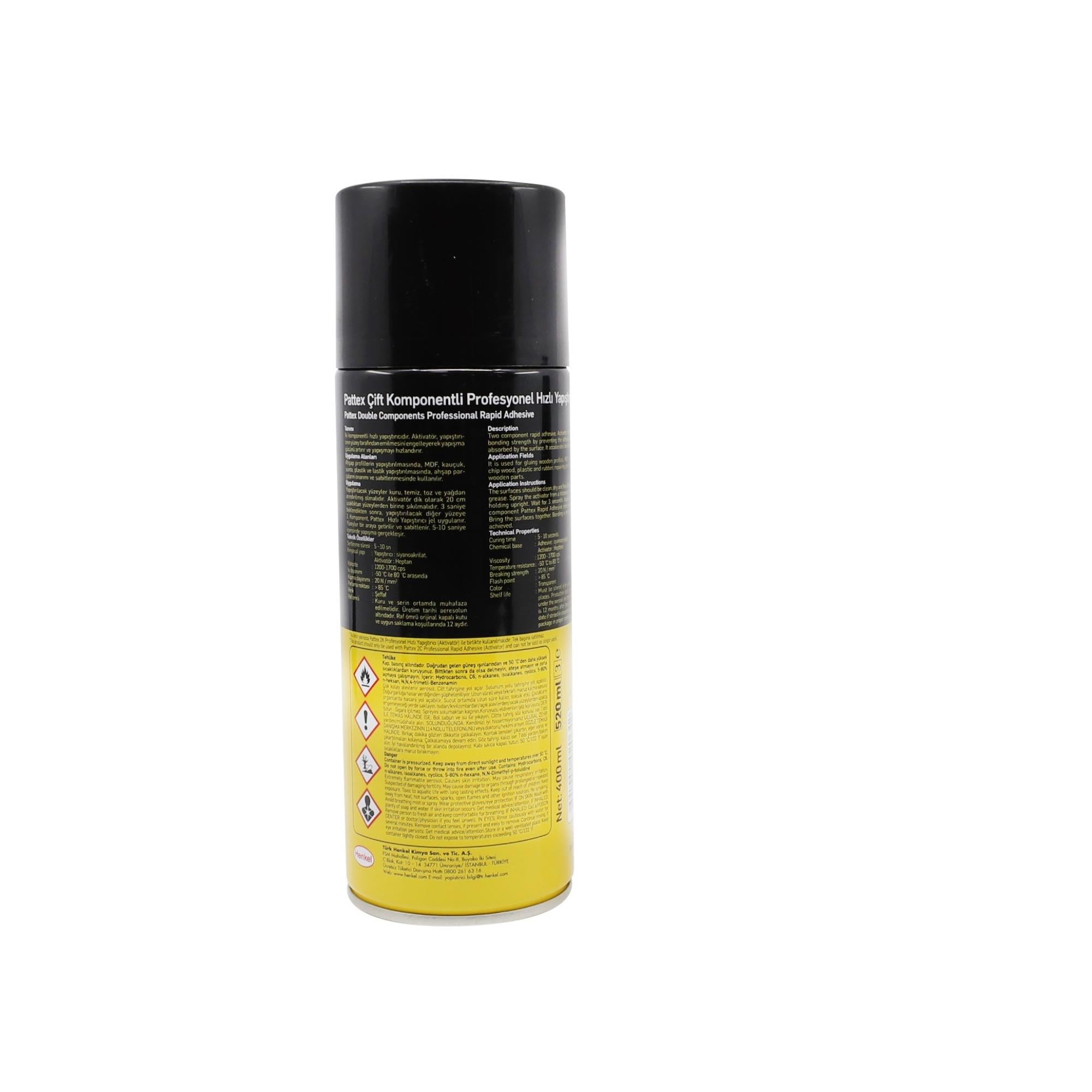 PATTEX MDF 2K HIZLI YAPIŞTIRICI 400+70 ML