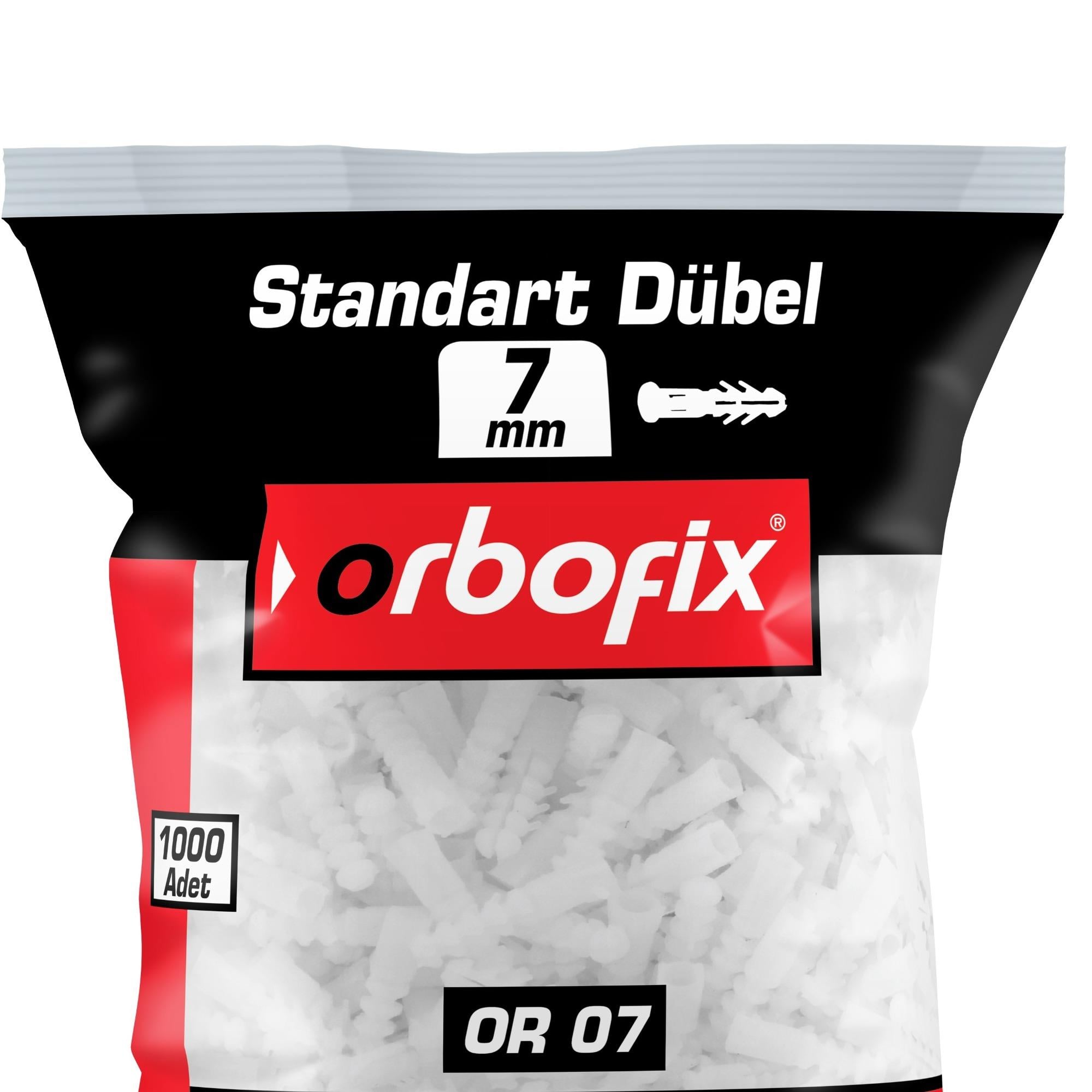 PLASTİK DUBEL 7 MM (1000 ADET)