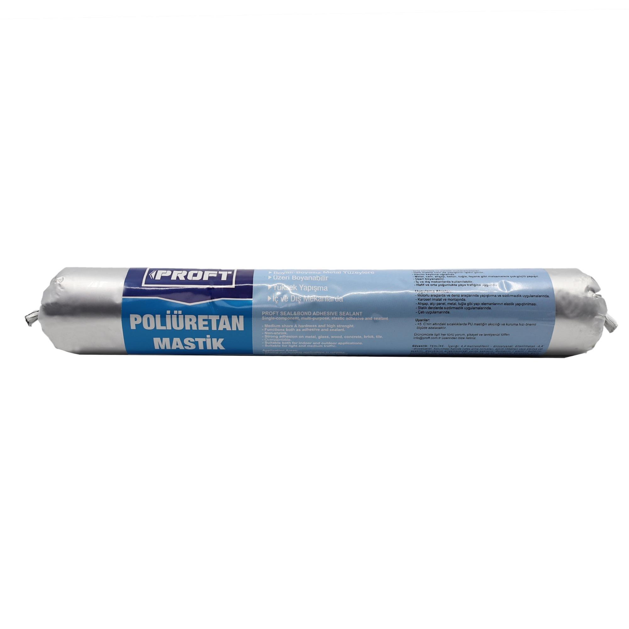 PROFT POLİÜRETAN  MASTİK SOSİS 600 ML (PR500) GRİ