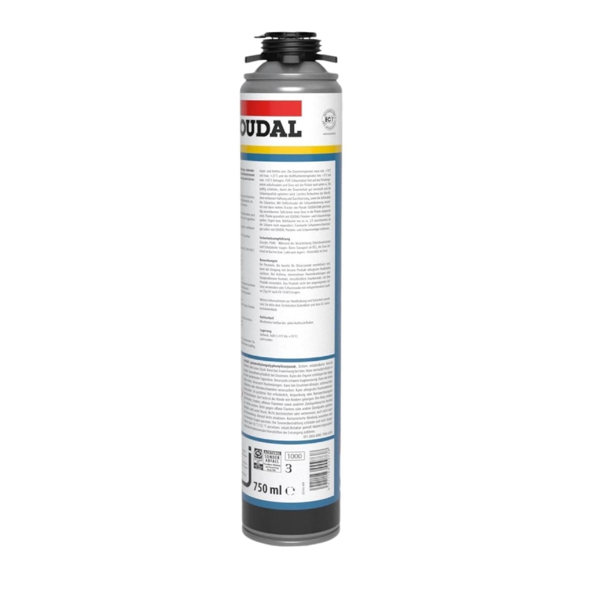 SOUDAL TABANCALI KÖPÜK 750 ML(147081)