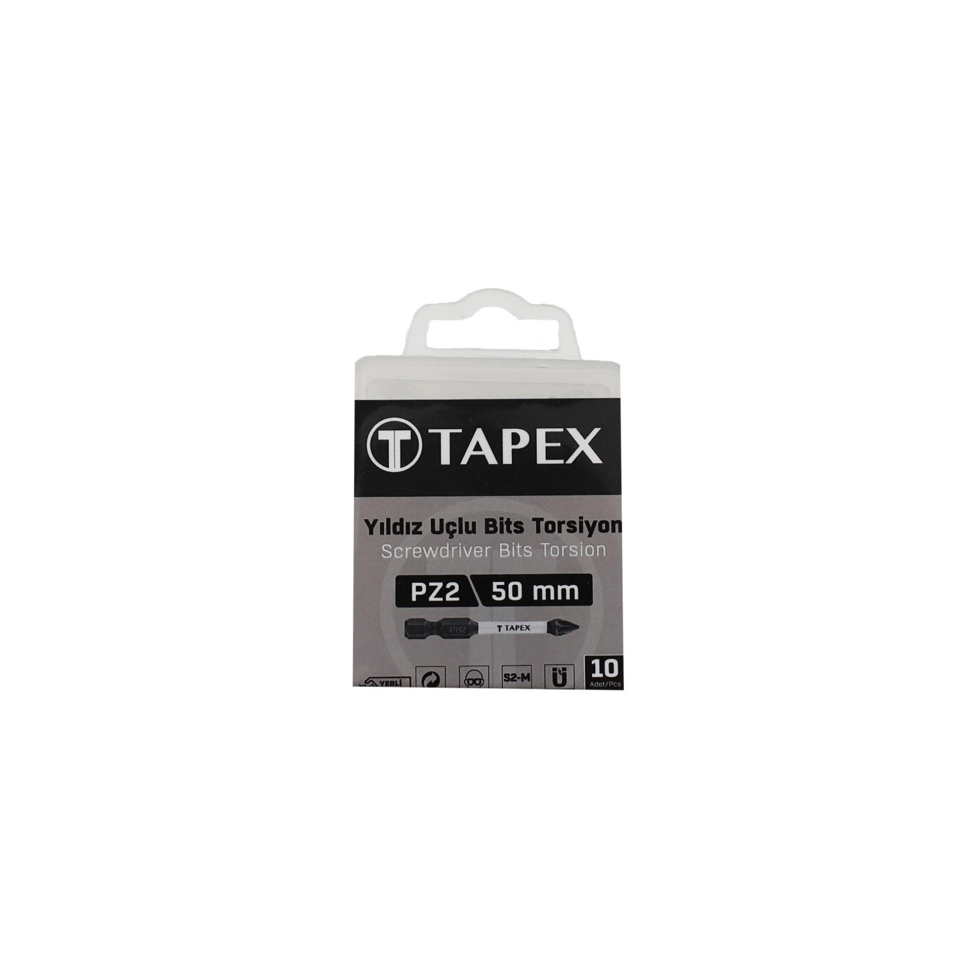 TAPEX TORSİYON BİTS UÇ PZ2 50 MM